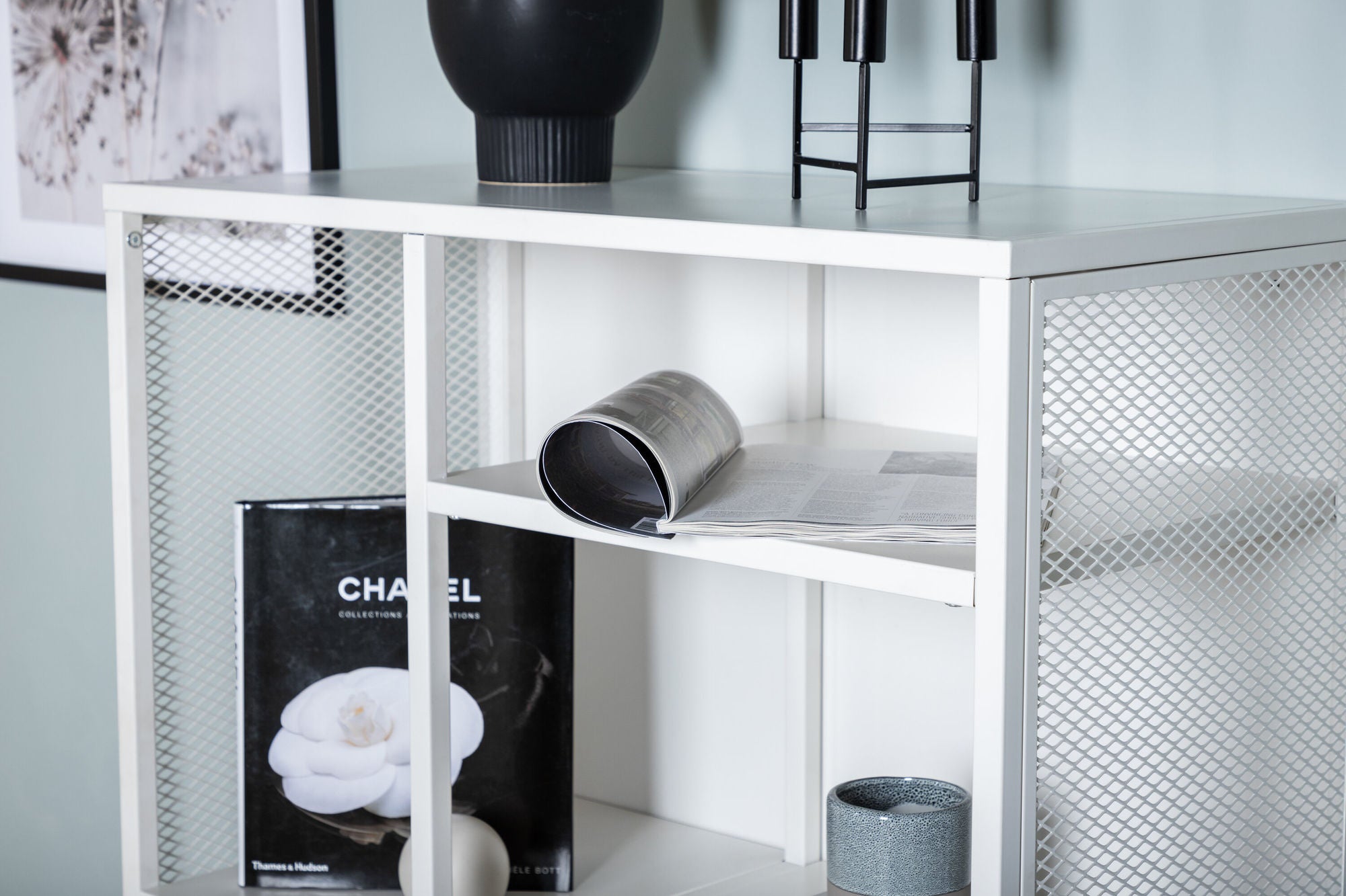 Venture Home Misha - Book Case Mesh - White