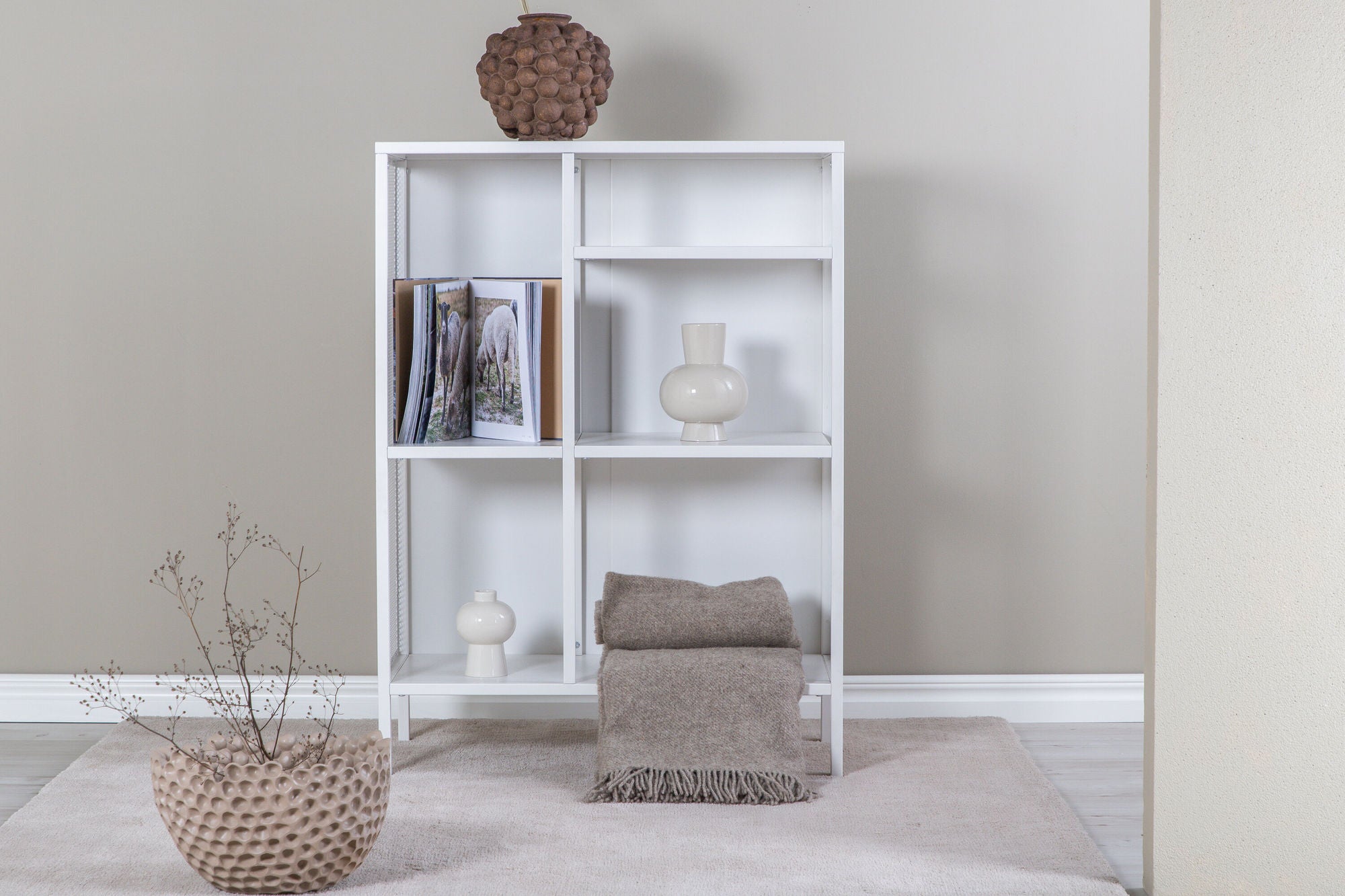 Venture Home Misha - Book Case Mesh - White