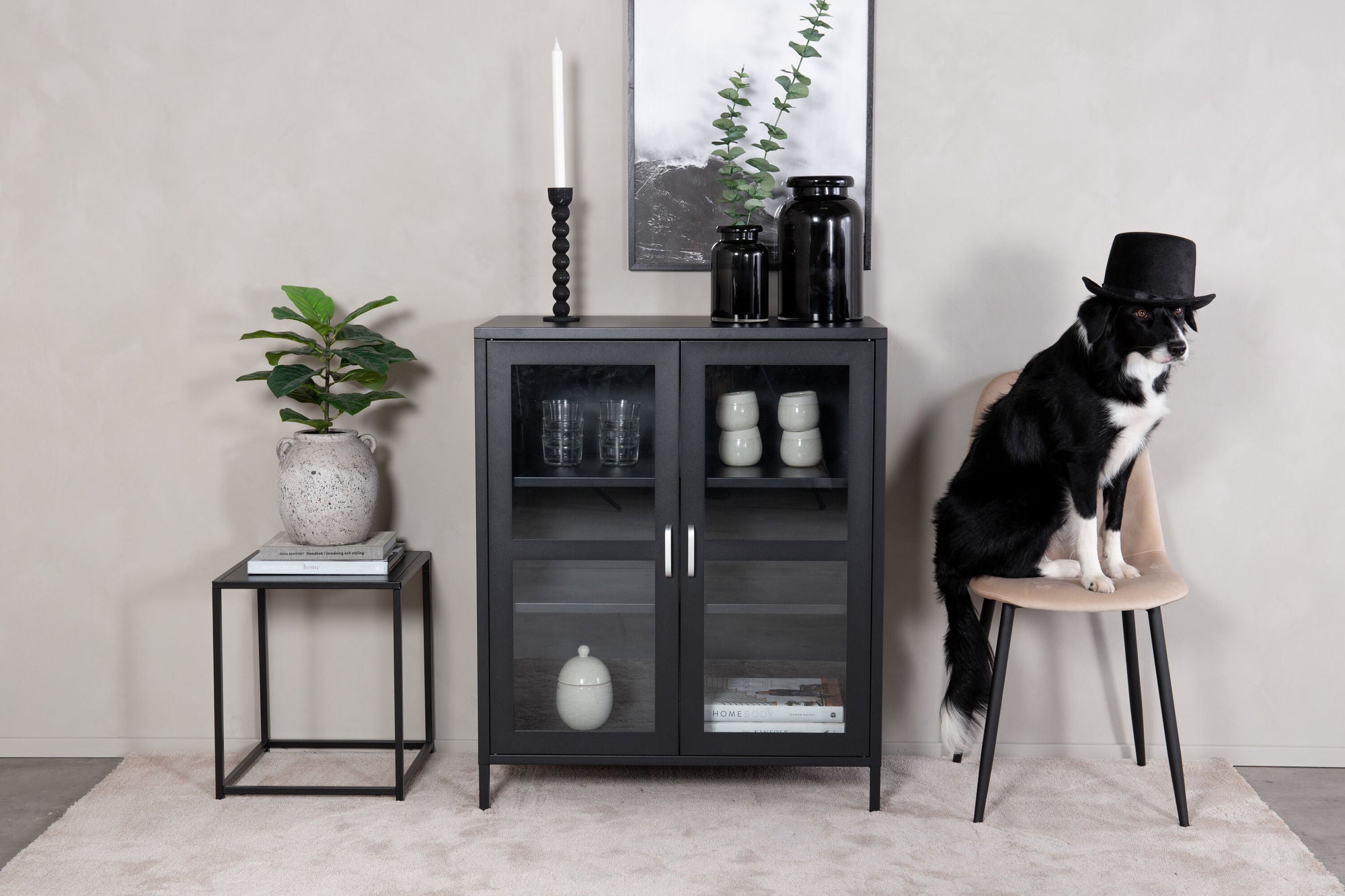 Venture Home Acero - Low Skænk - Black