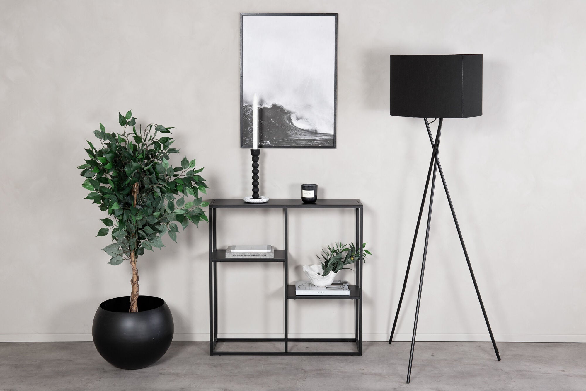 Venture Home Staal - Staal reol Low - Black - Ersätts av 28075-208