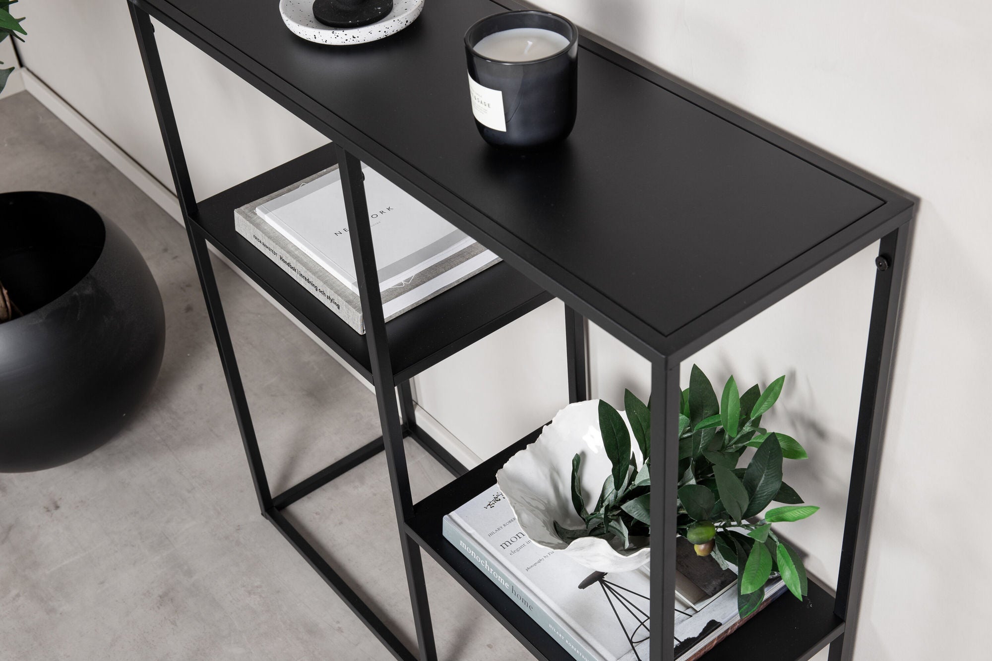 Venture Home Staal - Staal reol Low - Black - Ersätts av 28075-208