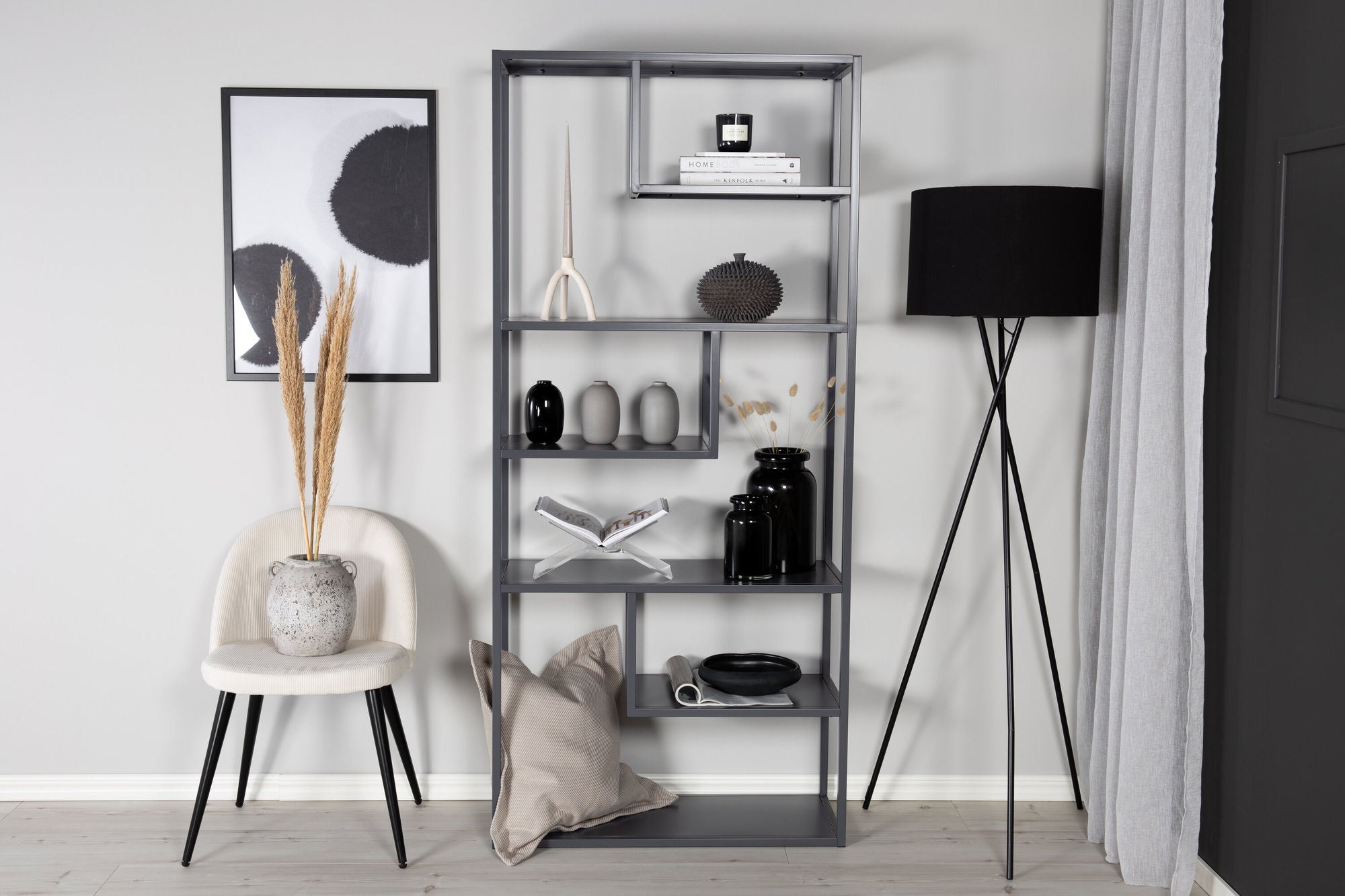 Venture Home Staal - reol - Light Grey - Ersätts av 28076-205