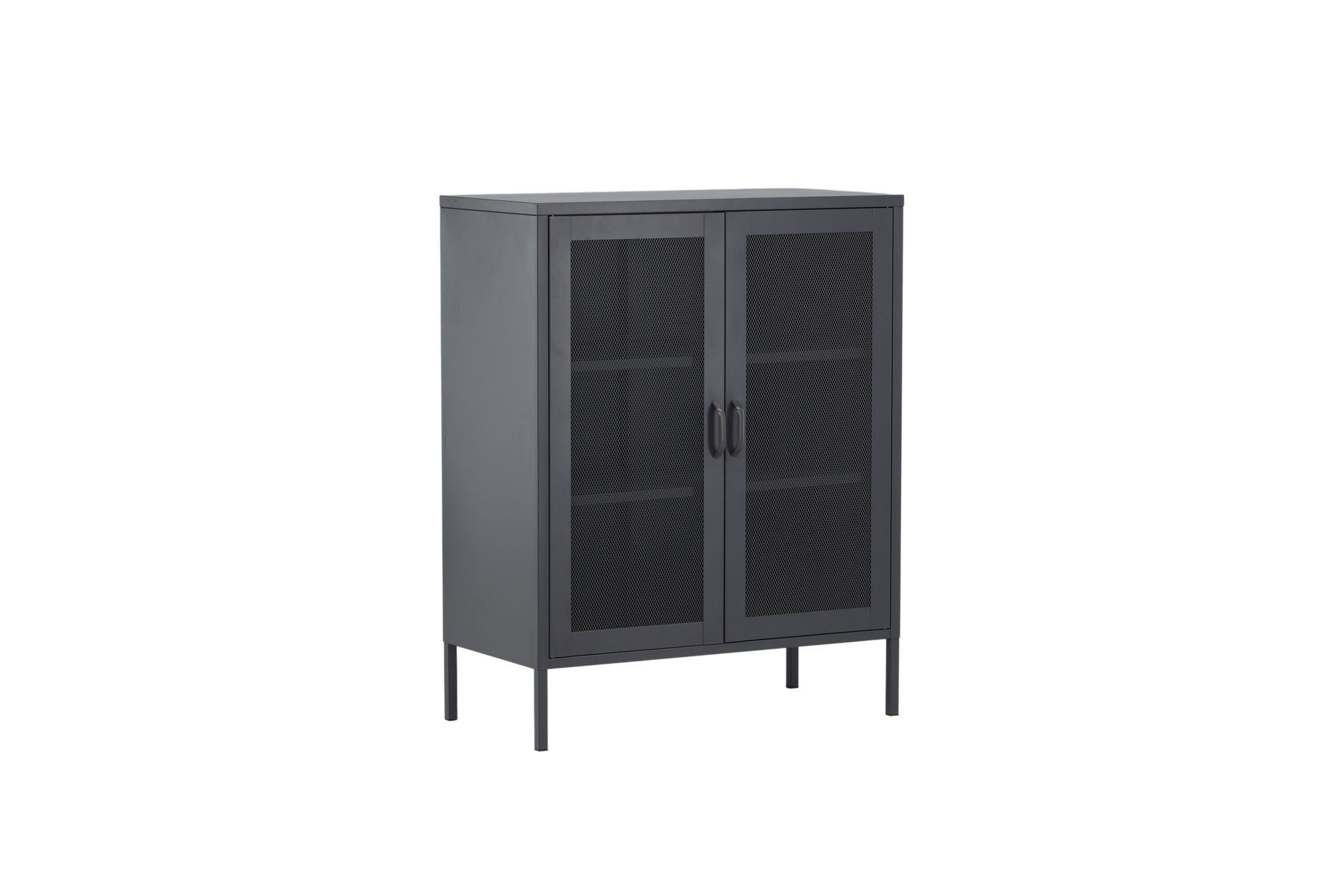Venture Home Misha - Low cabinet mesh doors - Grey - Ersätts av 25360-205