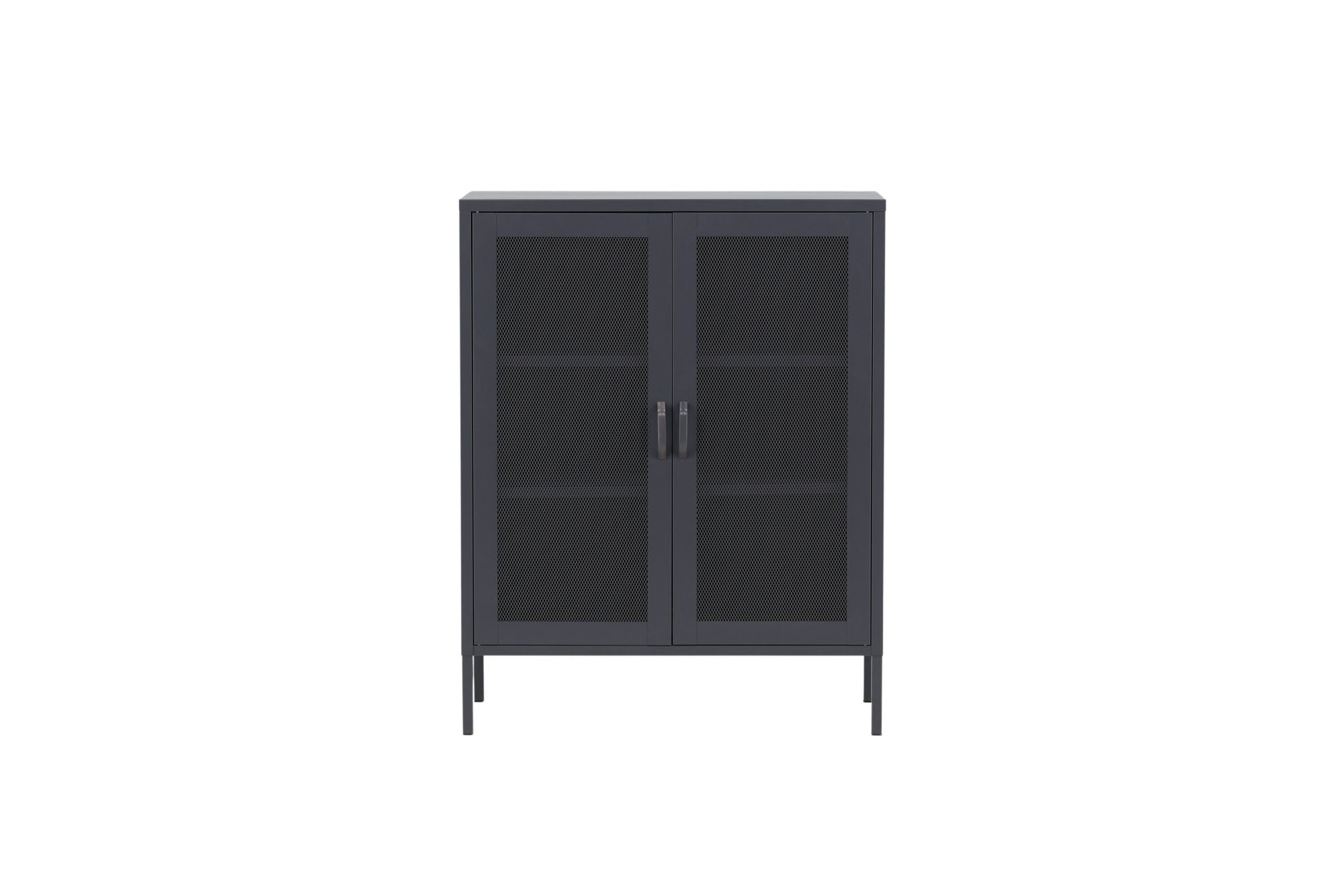 Venture Home Misha - Low cabinet mesh doors - Grey - Ersätts av 25360-205