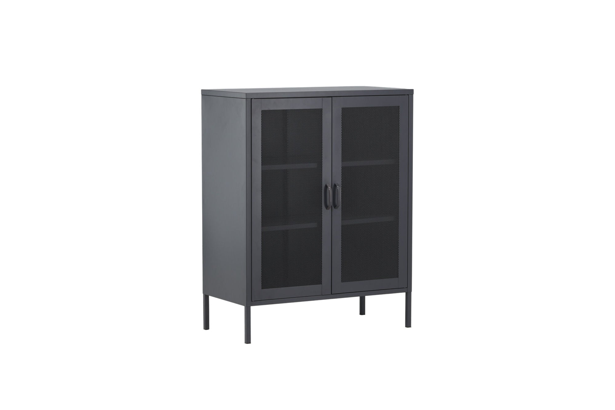 Venture Home Misha - Low cabinet mesh doors - Grey - Ersätts av 25360-205
