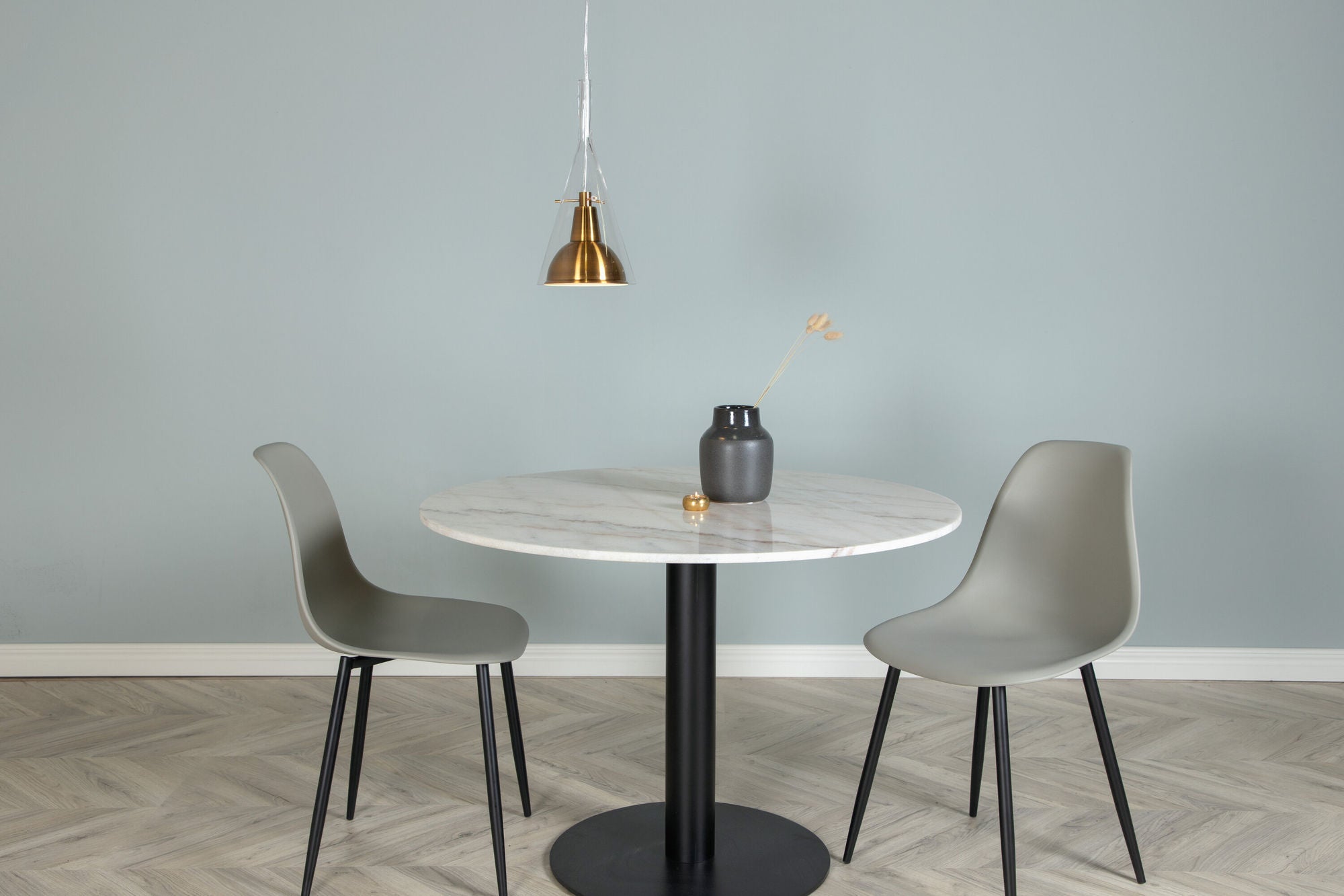 Venture Home Sirius Pendant clear glass with gold metal D250*H400