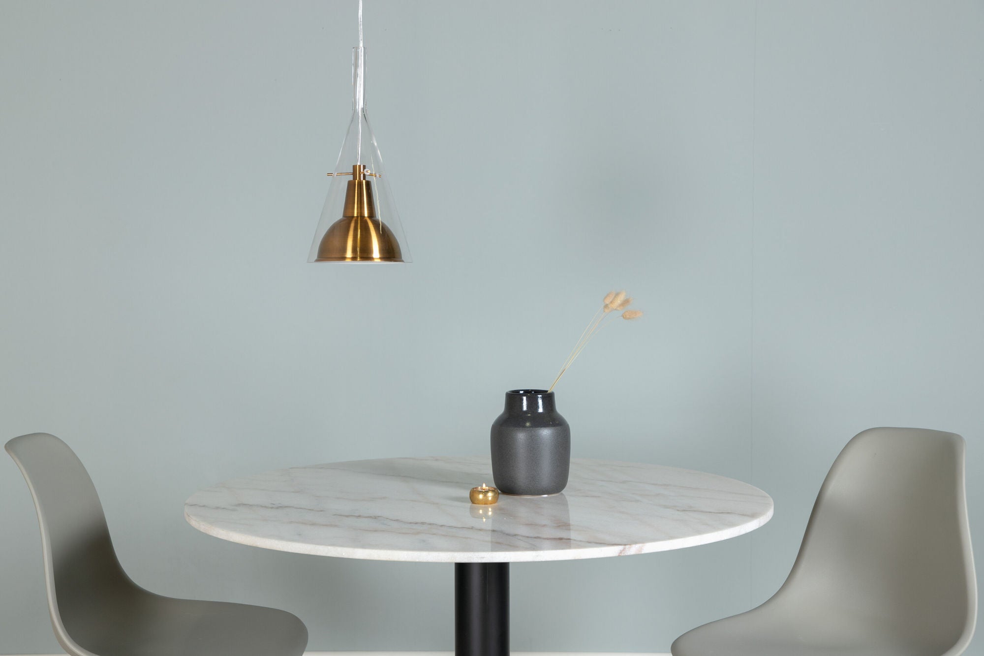 Venture Home Sirius Pendant clear glass with gold metal D250*H400