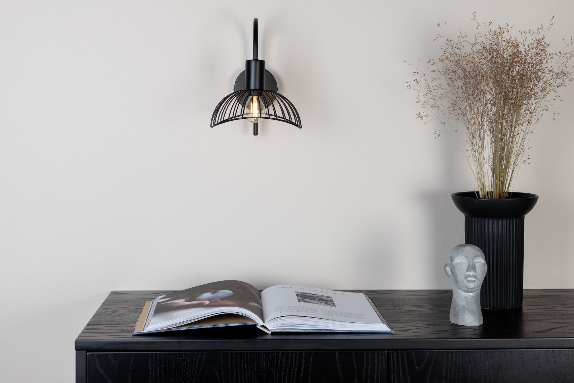 Venture Home Elsa Wall lampe L160 x W260 x H240 Black
