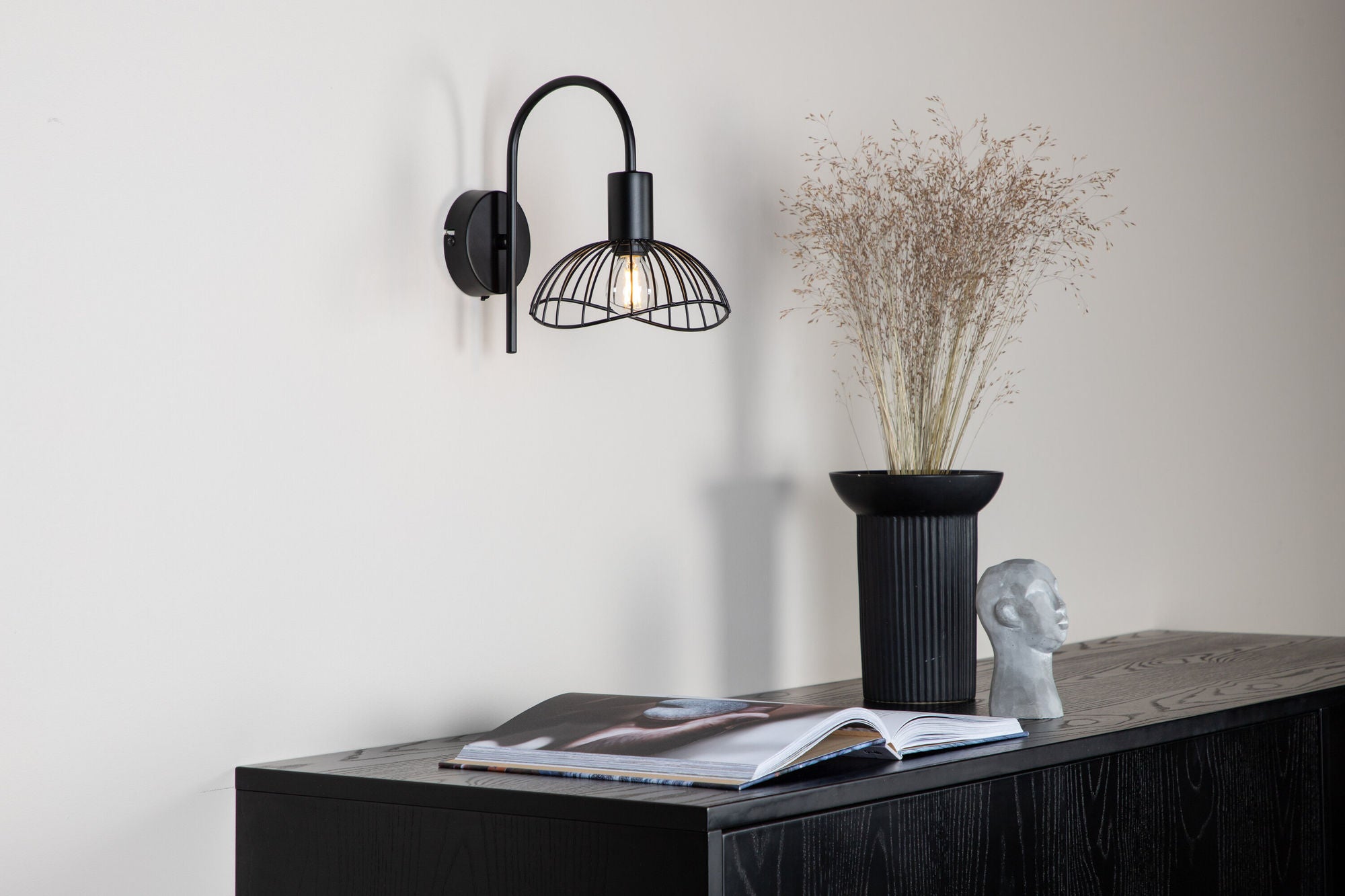Venture Home Elsa Wall lampe L160 x W260 x H240 Black