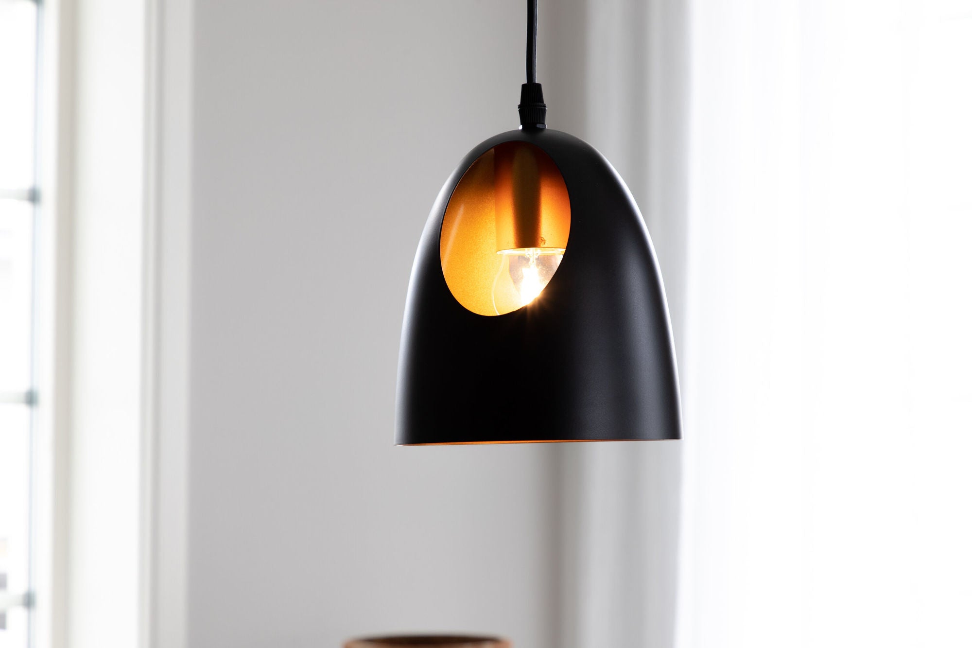 Venture Home Elda Pendant lampe D160*H170 Black / Copper