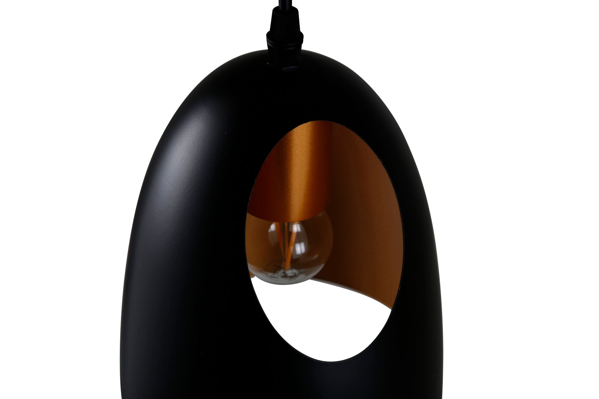Venture Home Elda Pendant lampe D160*H170 Black / Copper