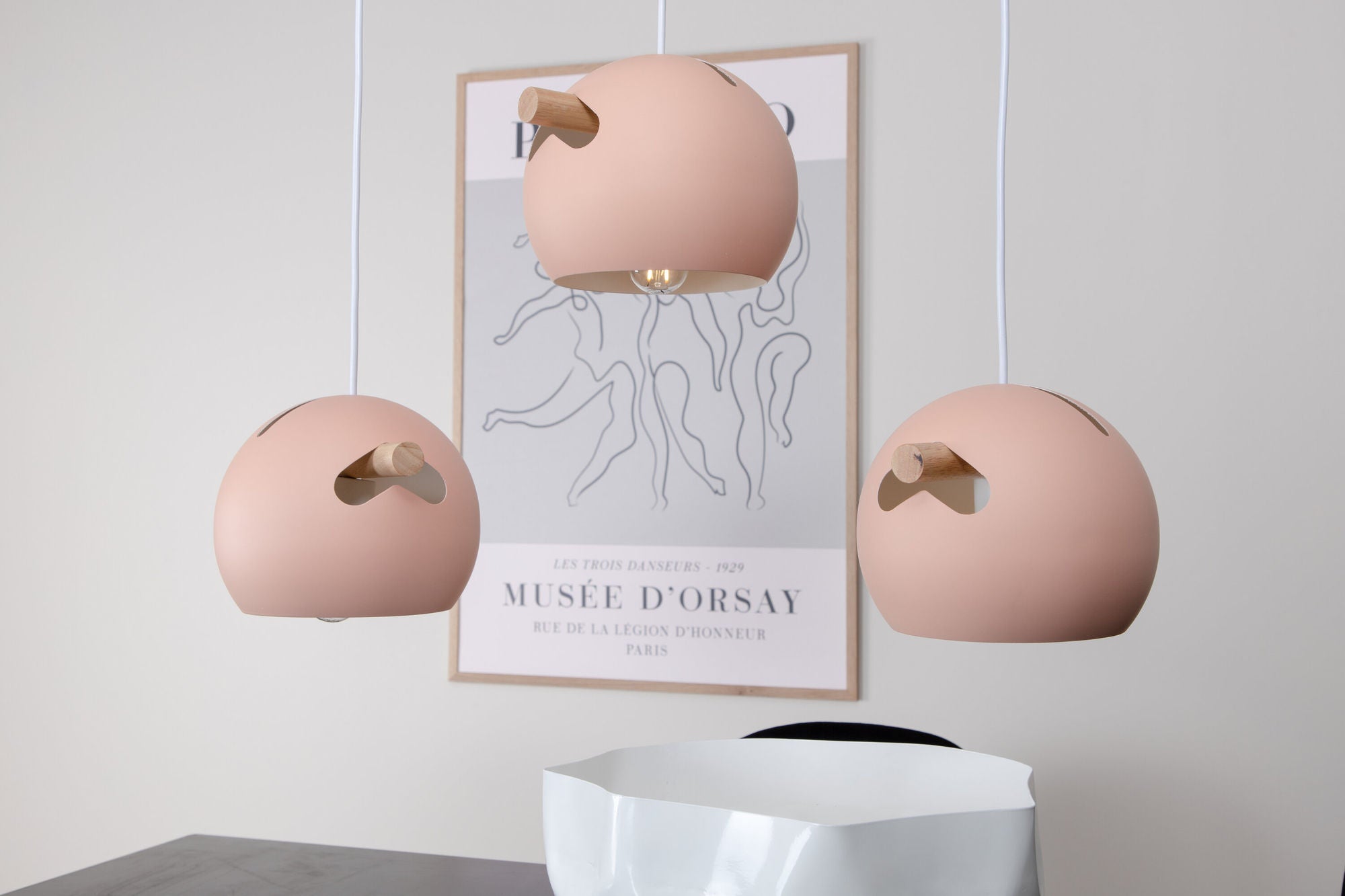 Venture Home Tubbie Pendant lampe L730*W230*H155 Pink