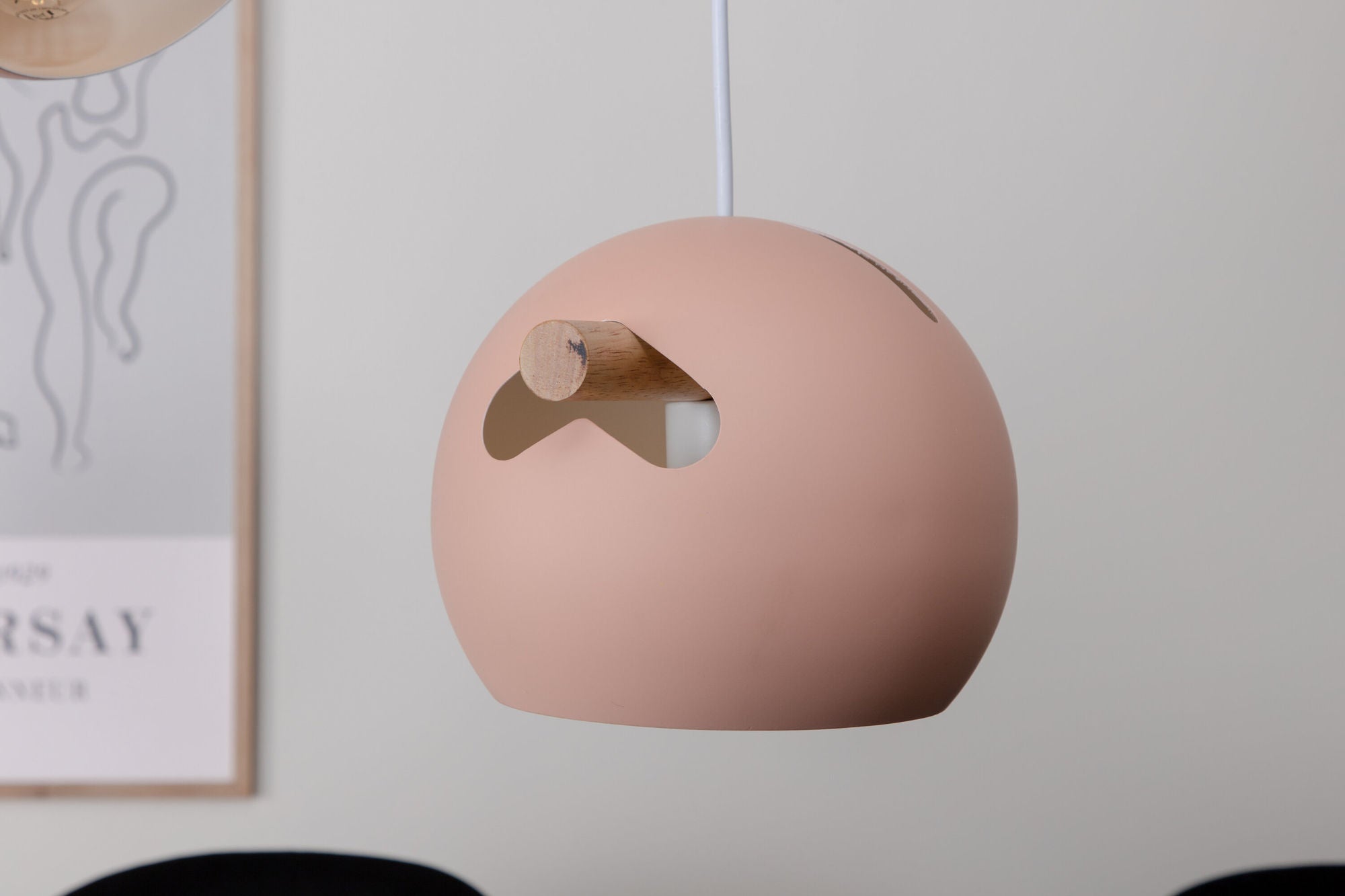 Venture Home Tubbie Pendant lampe L730*W230*H155 Pink