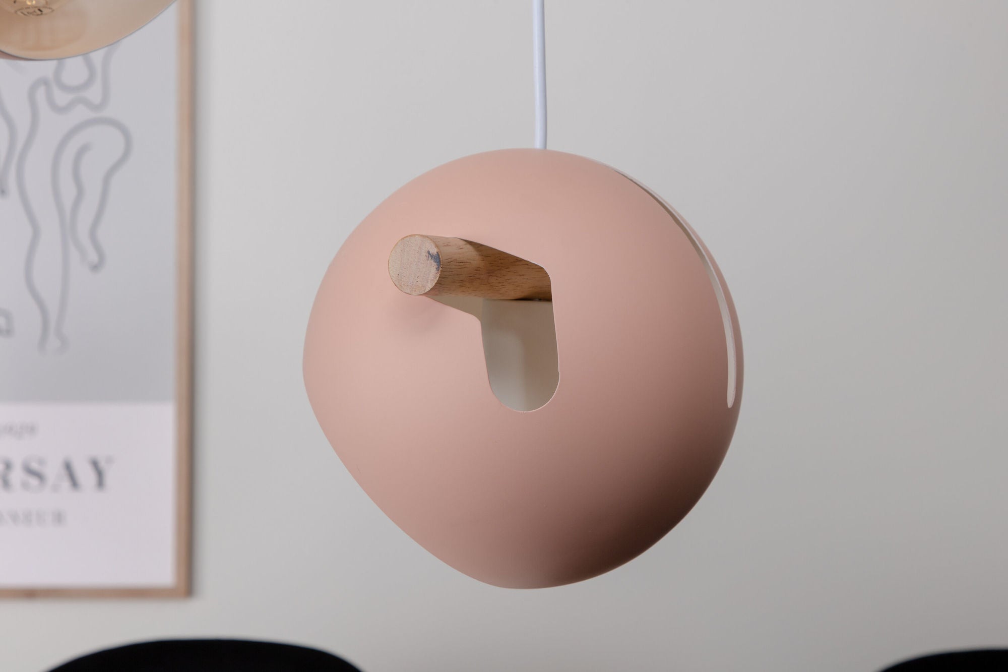 Venture Home Tubbie Pendant lampe L730*W230*H155 Pink