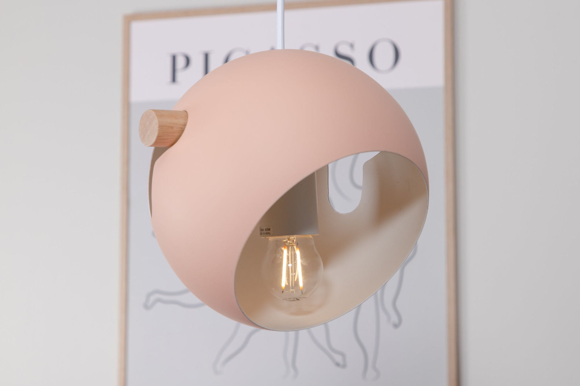 Venture Home Tubbie Pendant lampe L730*W230*H155 Pink