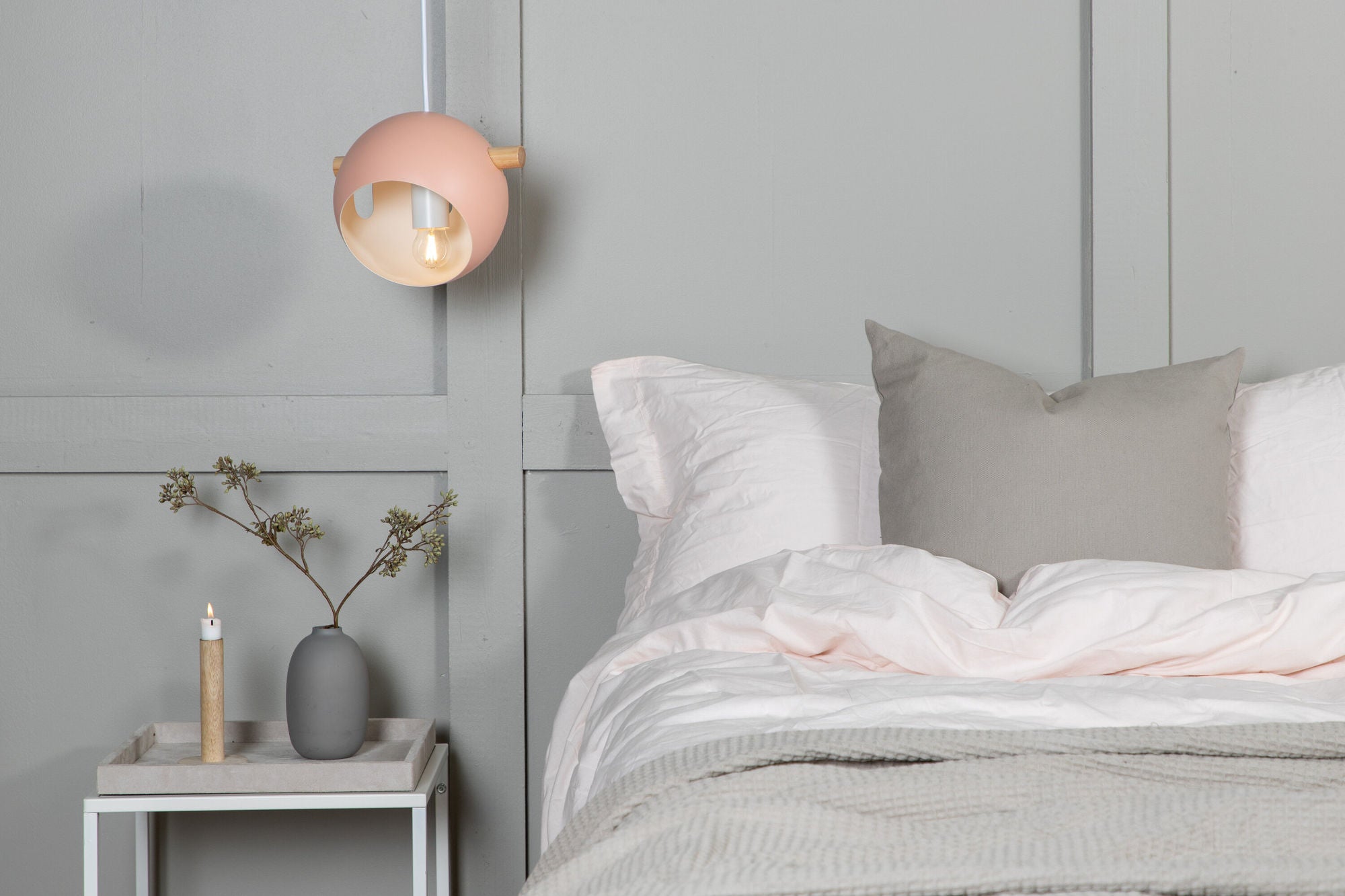 Venture Home Tubbie Pendant lampe D230*H155 Pink