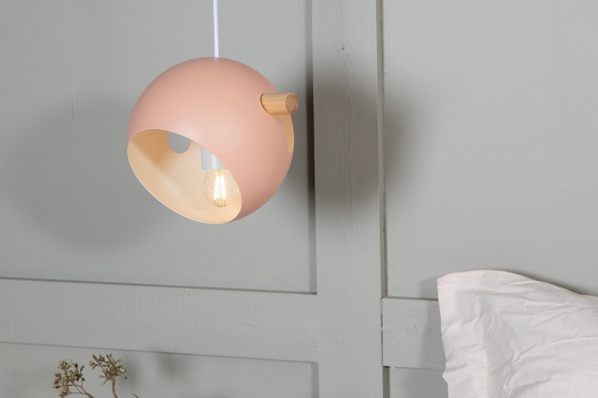 Venture Home Tubbie Pendant lampe D230*H155 Pink