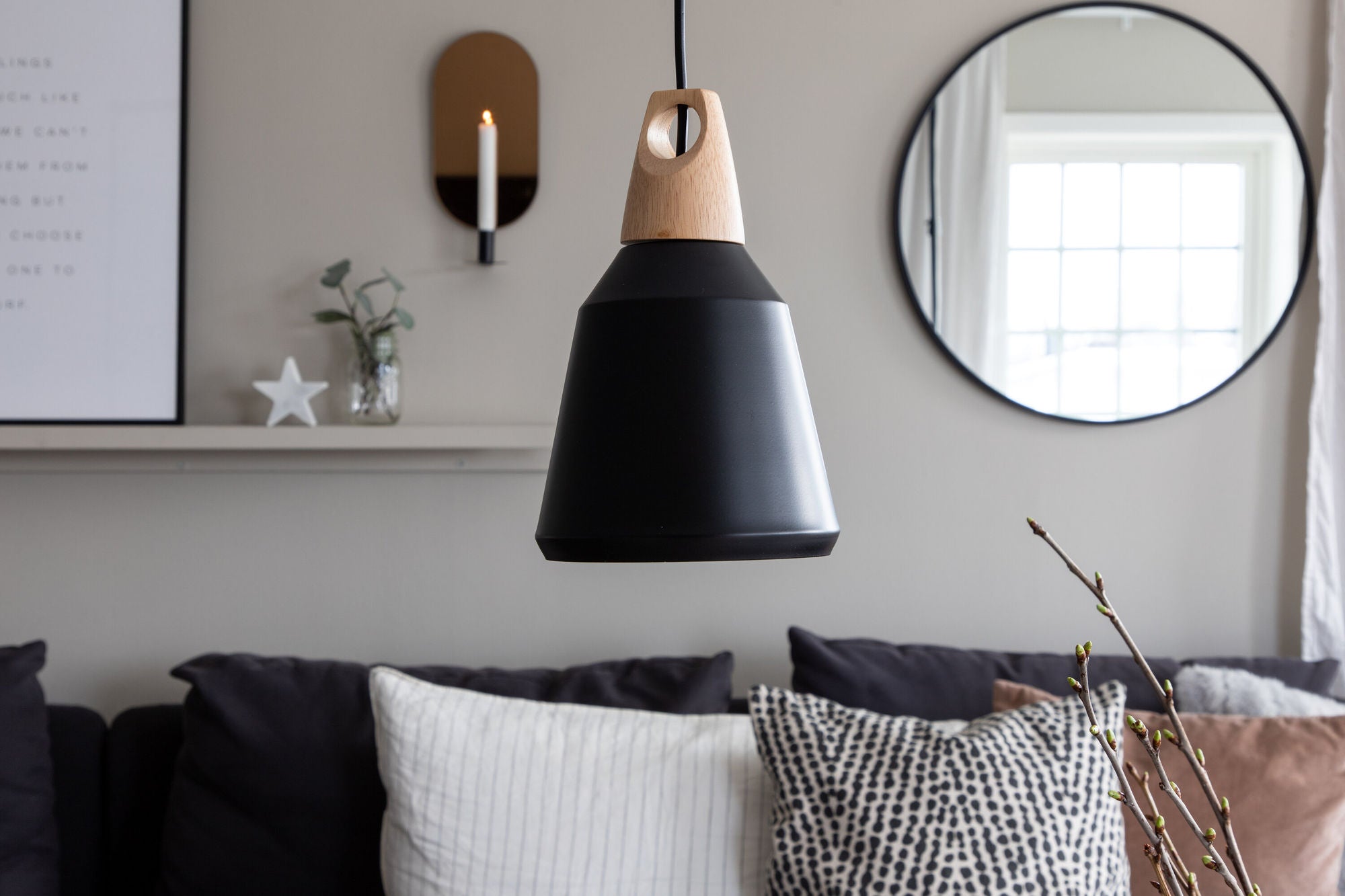Venture Home Nao Pendant lampe D160*H245 Black