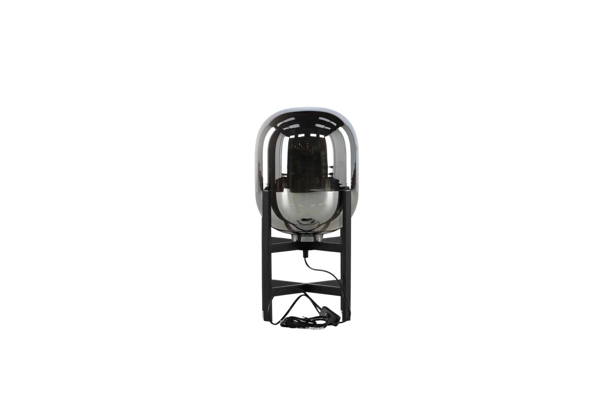 Venture Home Altair bord lampe metal black, glass amber D260H450
