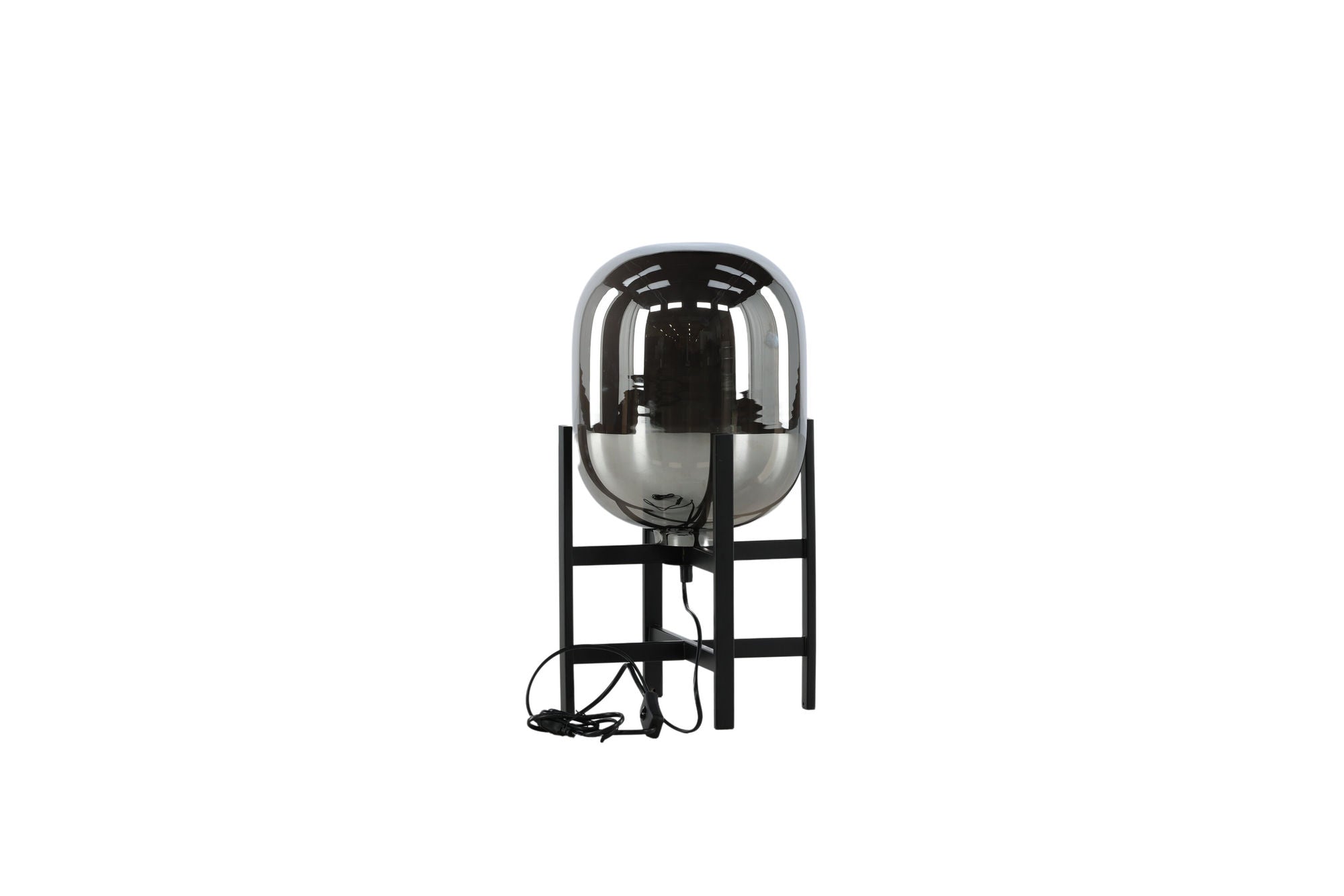 Venture Home Altair bord lampe metal black, glass amber D260H450