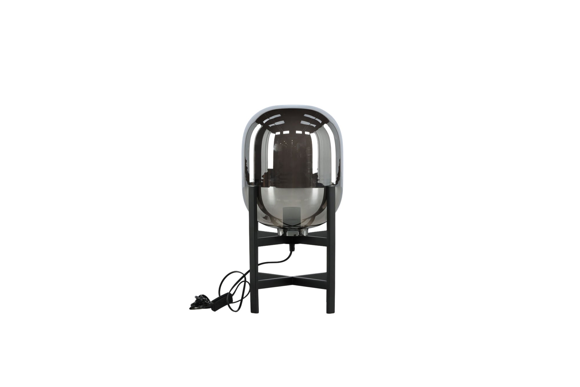 Venture Home Altair bord lampe metal black, glass amber D260H450