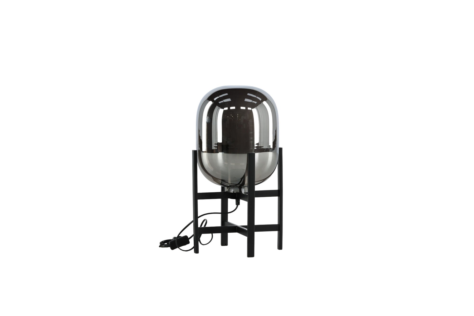 Venture Home Altair bord lampe metal black, glass amber D260H450