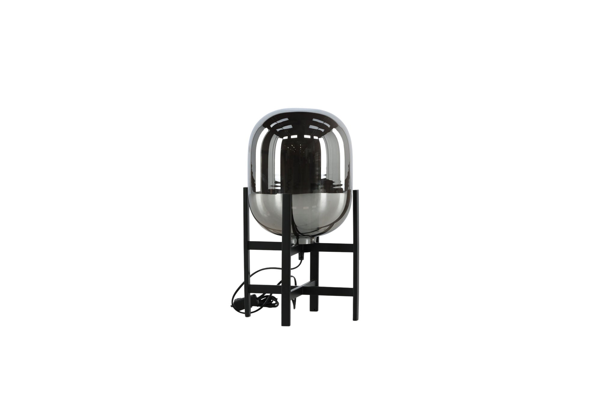 Venture Home Altair bord lampe metal black, glass amber D260H450