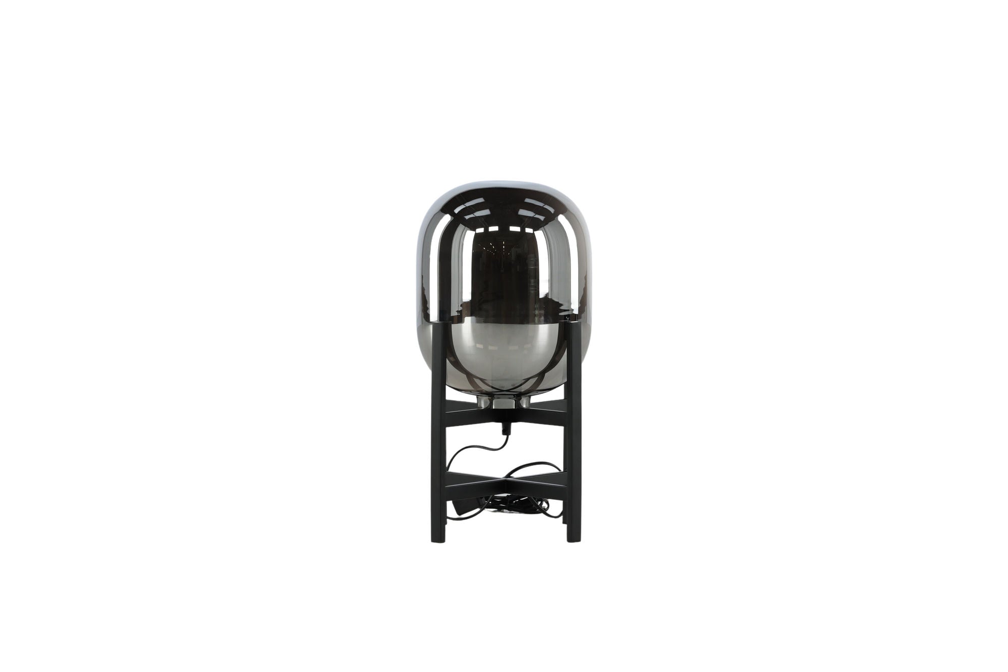 Venture Home Altair bord lampe metal black, glass amber D260H450