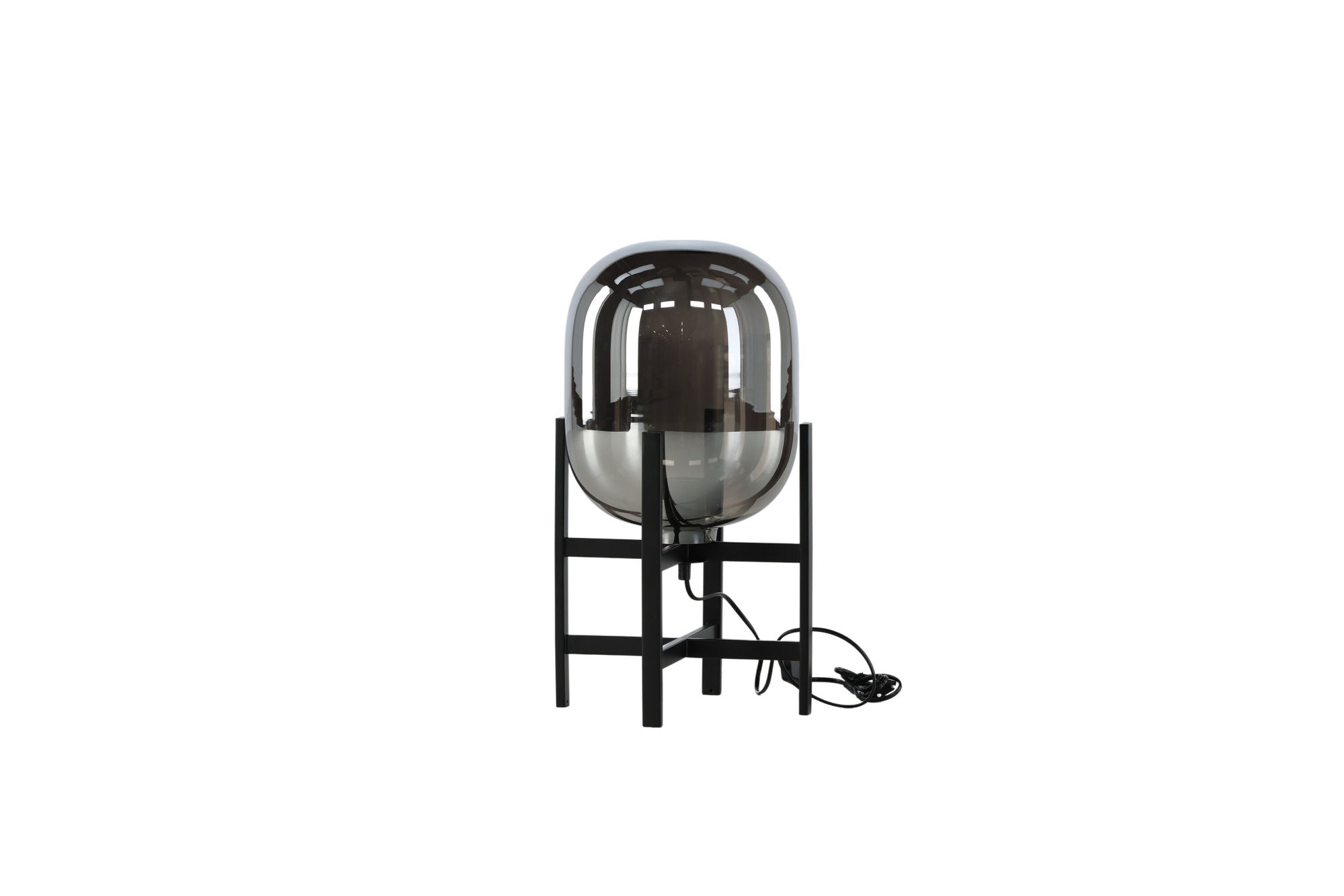 Venture Home Altair bord lampe metal black, glass amber D260H450