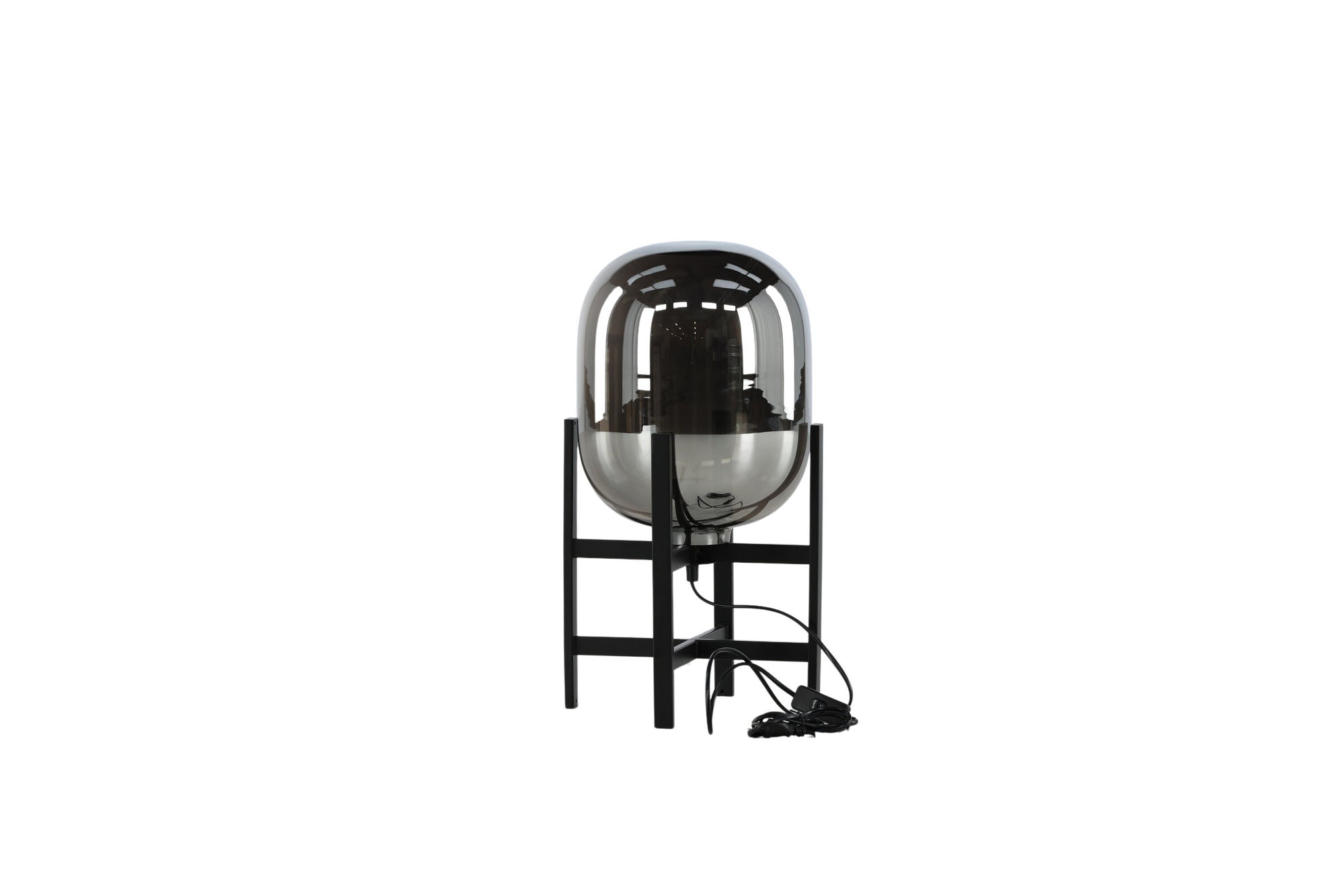 Venture Home Altair bord lampe metal black, glass amber D260H450
