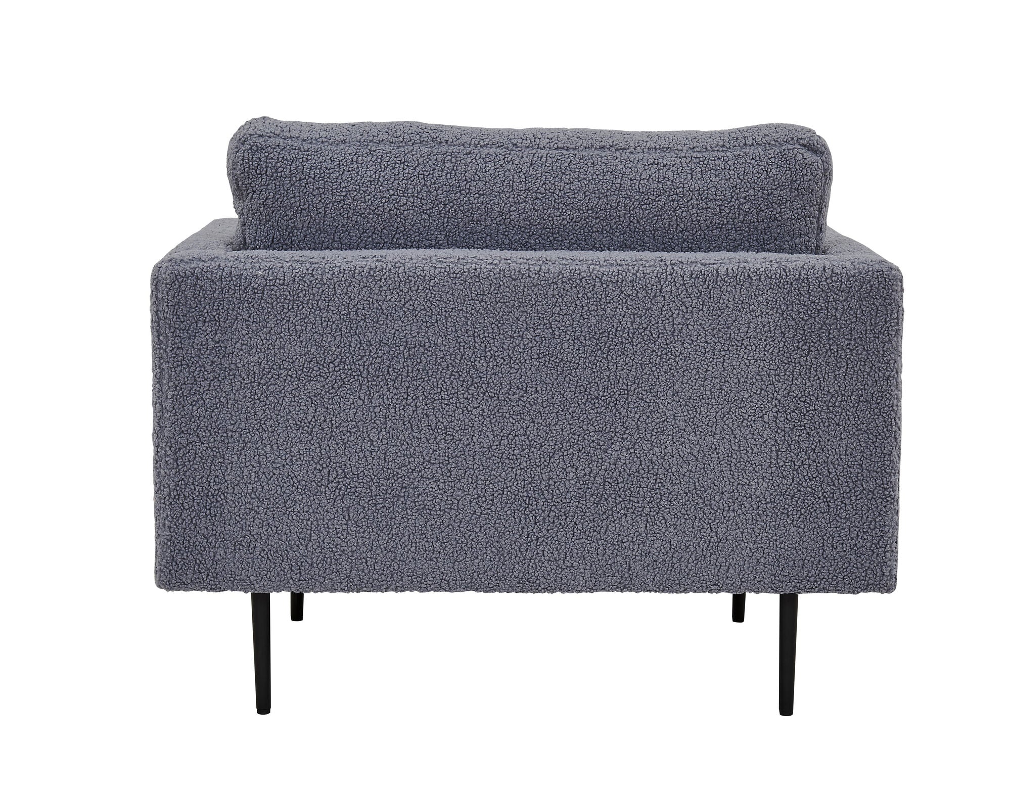 Venture Home Boom Single stol - Teddy Fabric Dark Grey