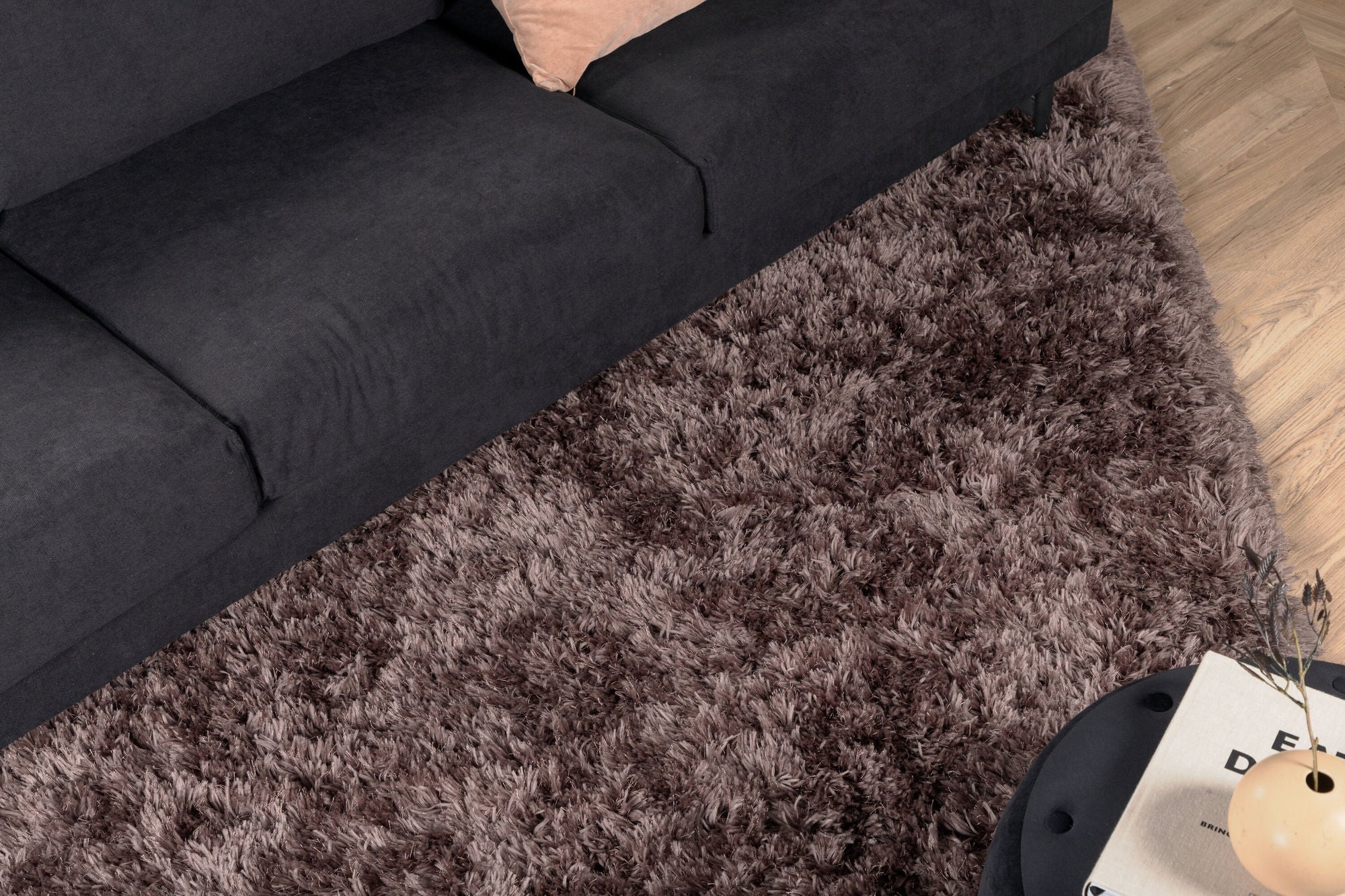 Venture Home Grace Polyester Carpet - 200*300- Chocolate