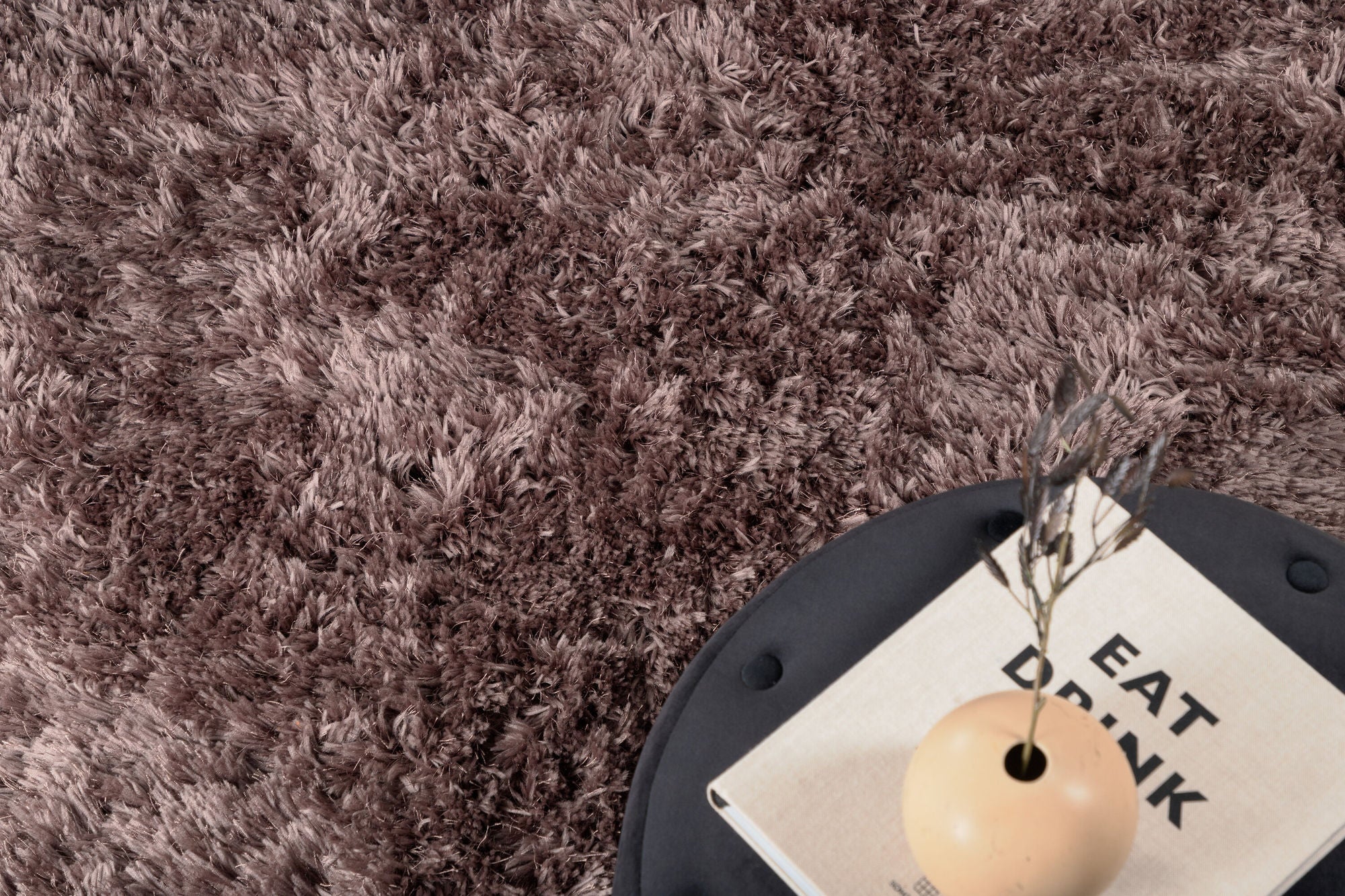 Venture Home Grace Polyester Carpet - 200*300- Chocolate