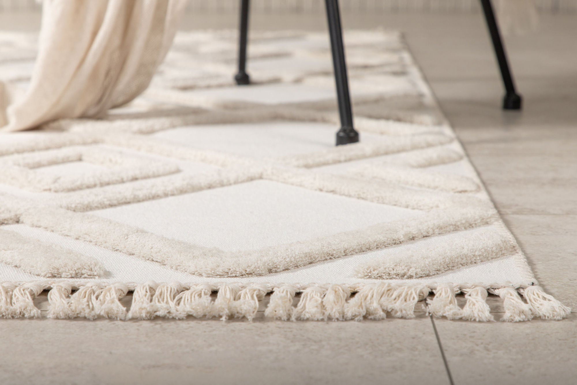 Venture Home Towa Polyester Carpet - 160*230- White