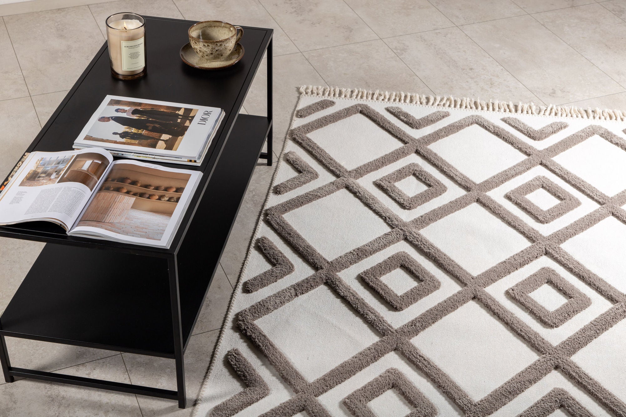 Venture Home Towa Polyester Carpet - 160*230- Nougat