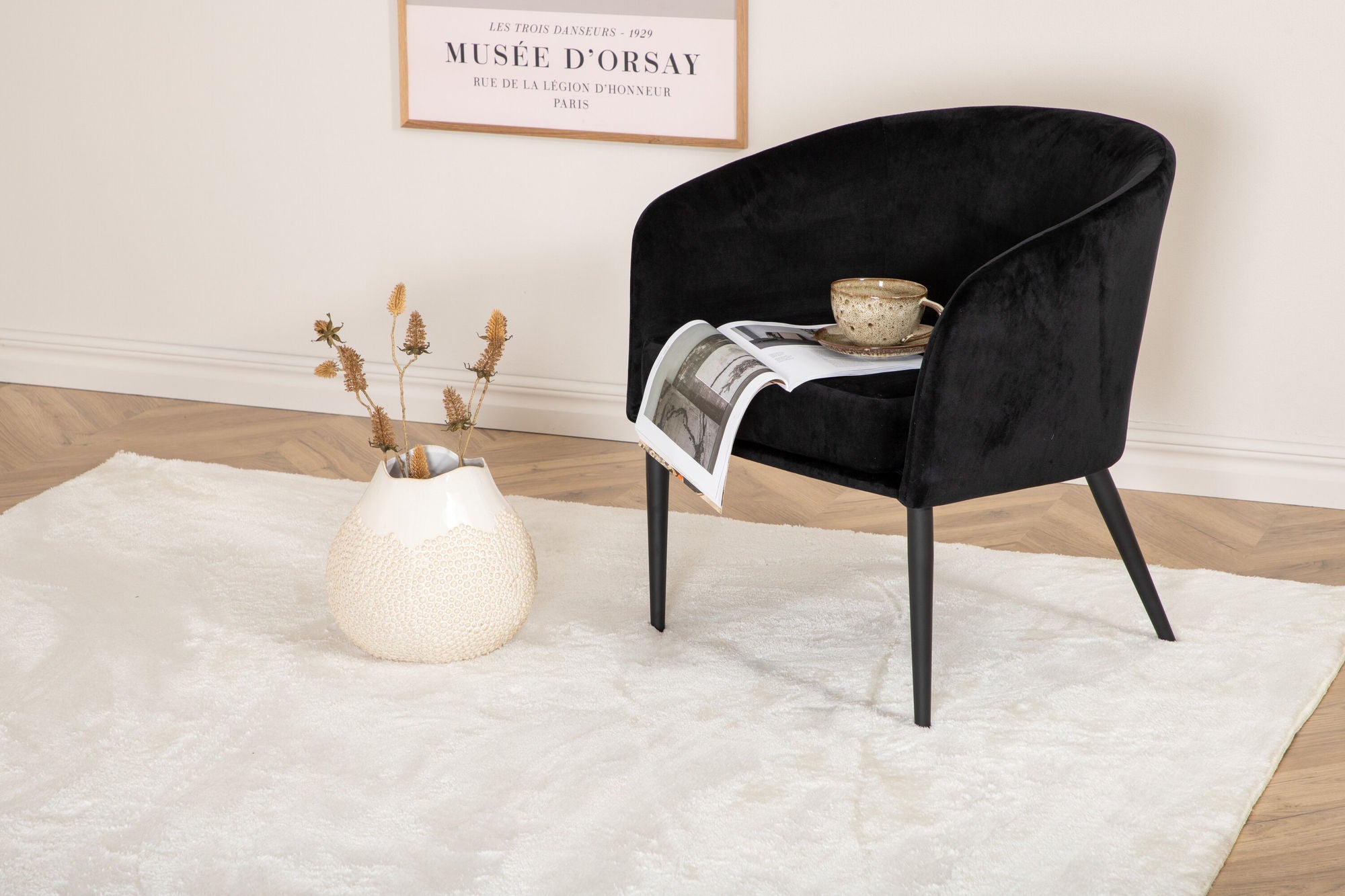 Venture Home Blanca Polyester Carpet - 160*230- White