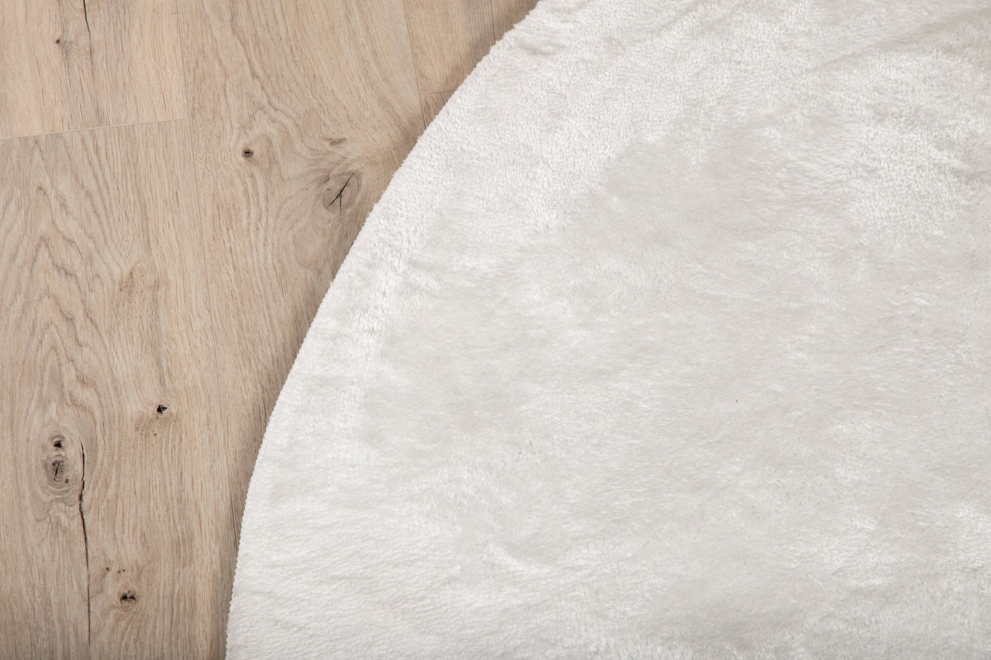 Venture Home Blanca round Polyester Carpet - 200*200- White