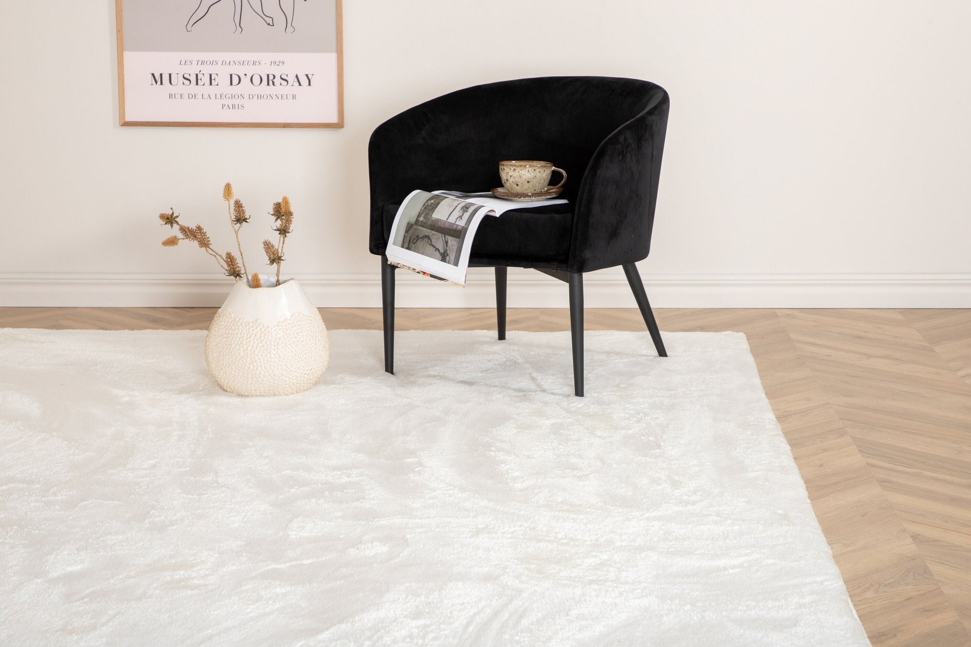 Venture Home Blanca Polyester Carpet - 200*300- White