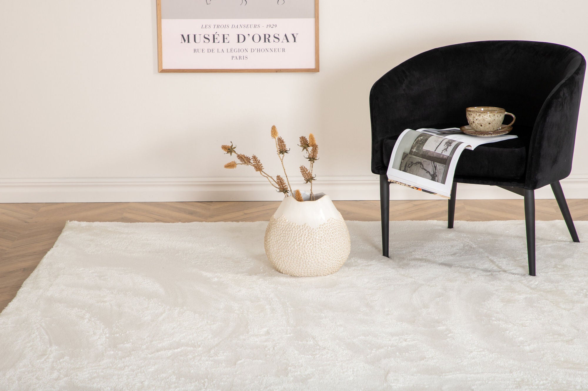 Venture Home Blanca Polyester Carpet - 200*300- White