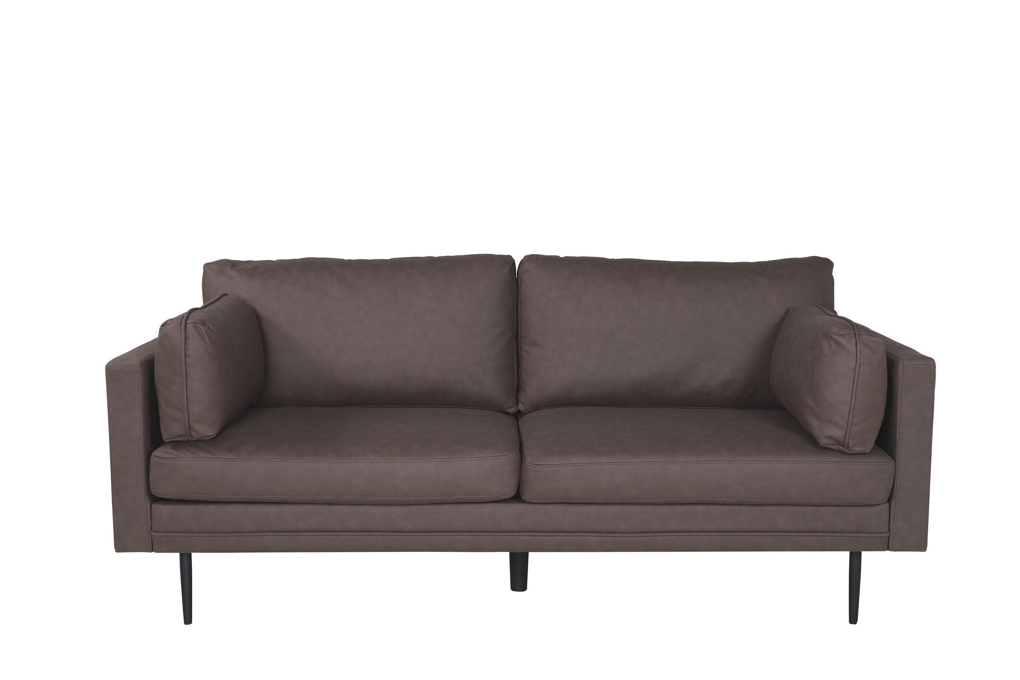 Venture Home Boom Sofa - Black / Brown Microfibre