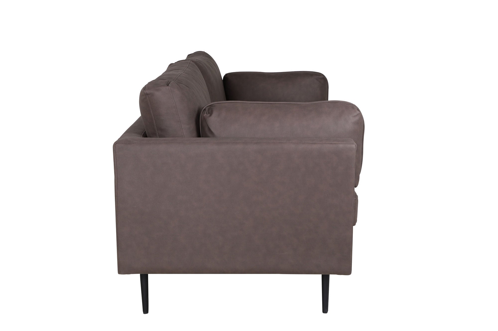 Venture Home Boom Sofa - Black / Brown Microfibre