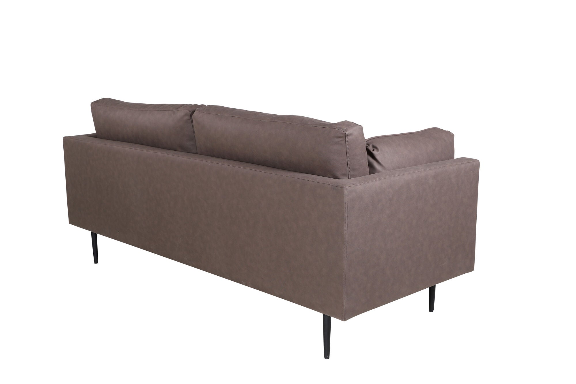 Venture Home Boom Sofa - Black / Brown Microfibre