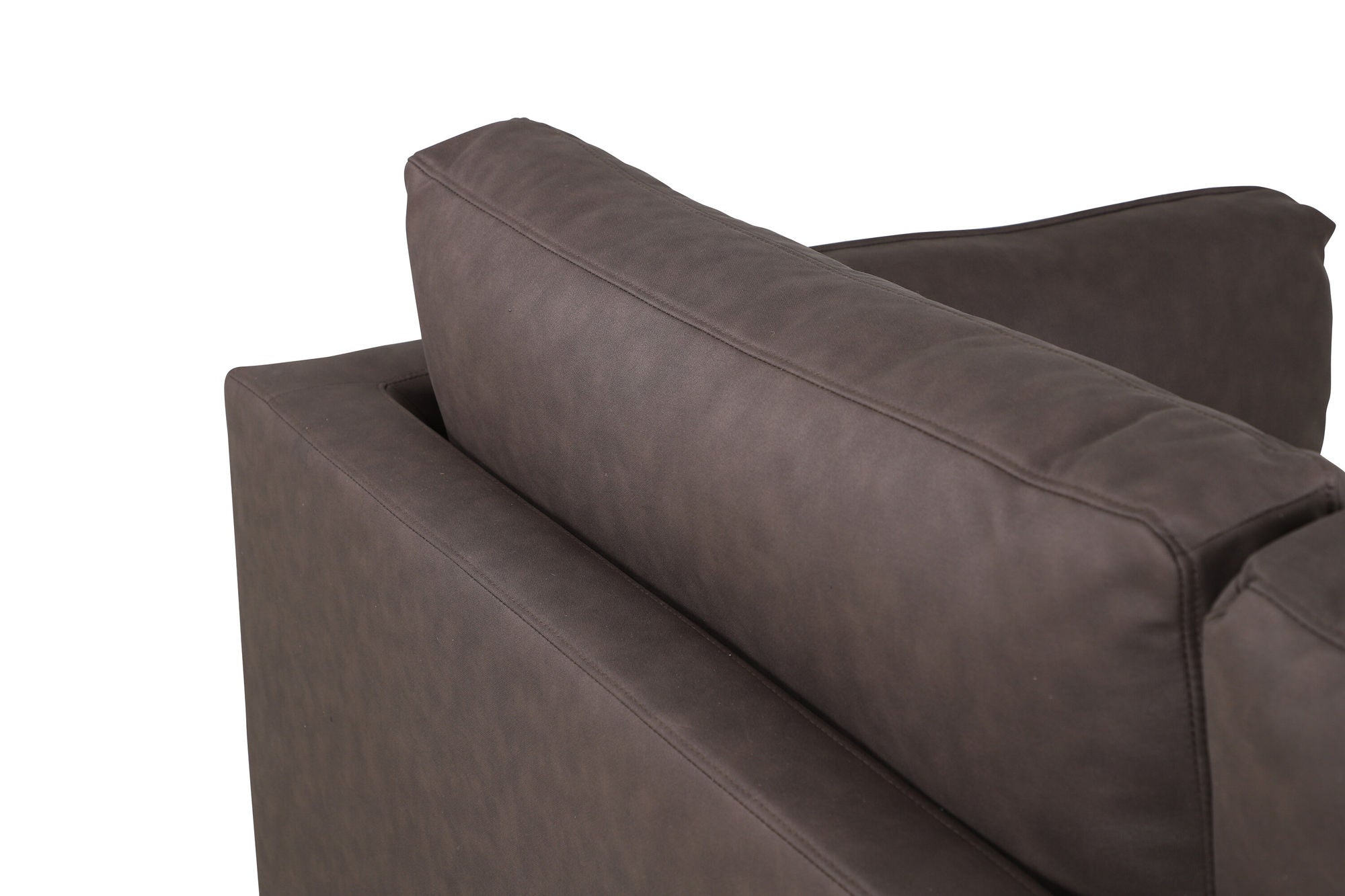 Venture Home Boom Sofa - Black / Brown Microfibre