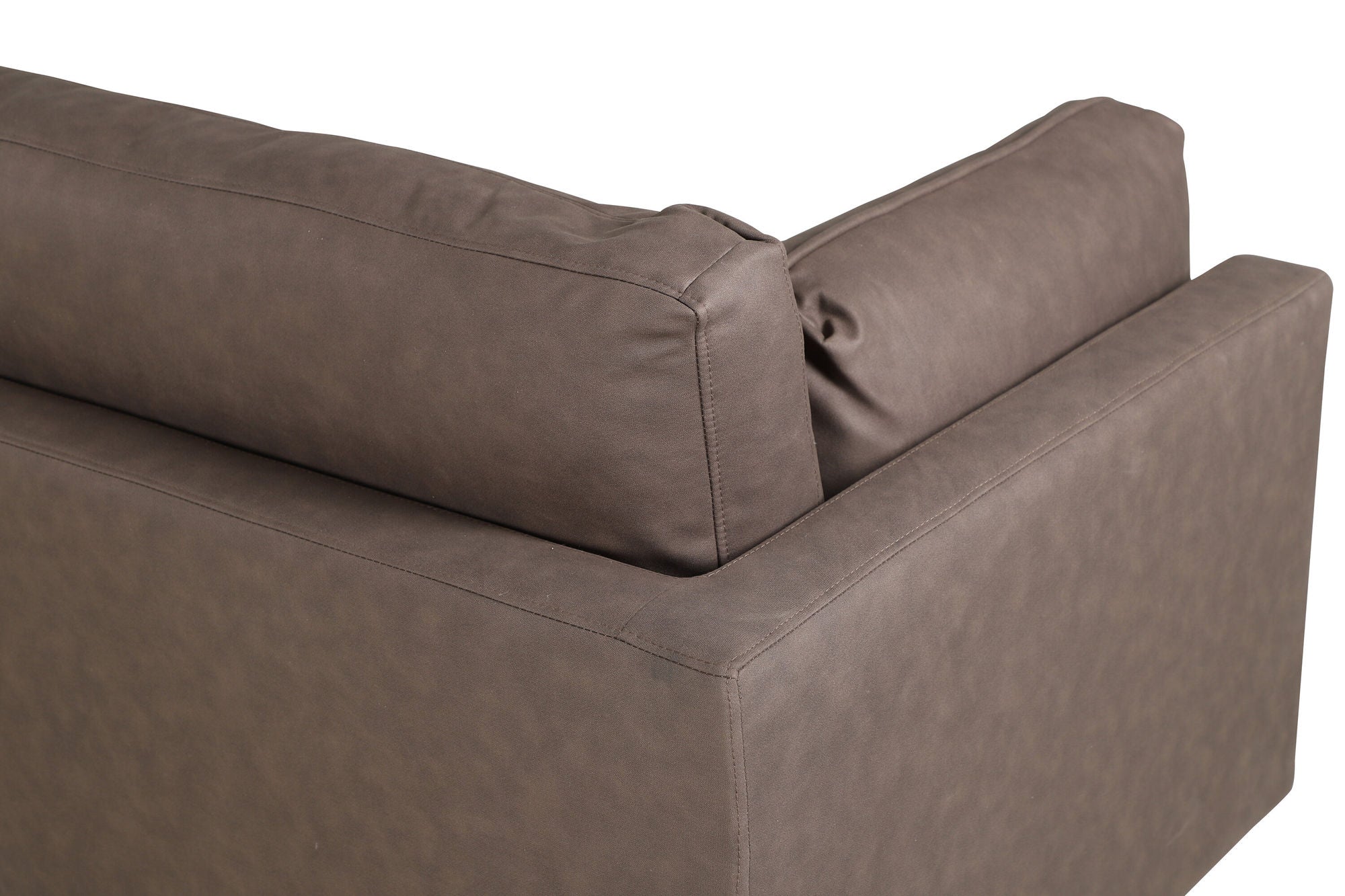 Venture Home Boom Sofa - Black / Brown Microfibre