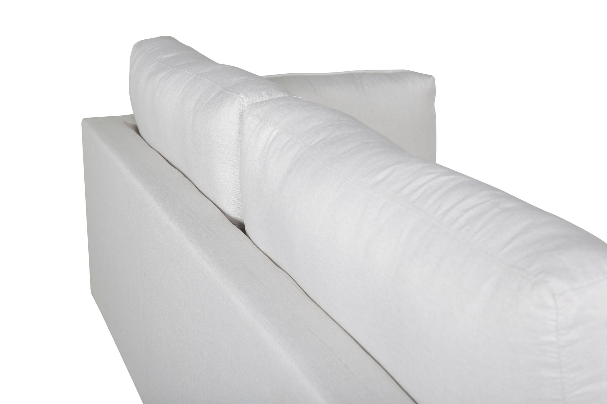 Venture Home Boom Sofa - Black / Light Beige Fabric