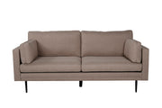 Venture Home Boom Sofa - Black / Brown Fabric