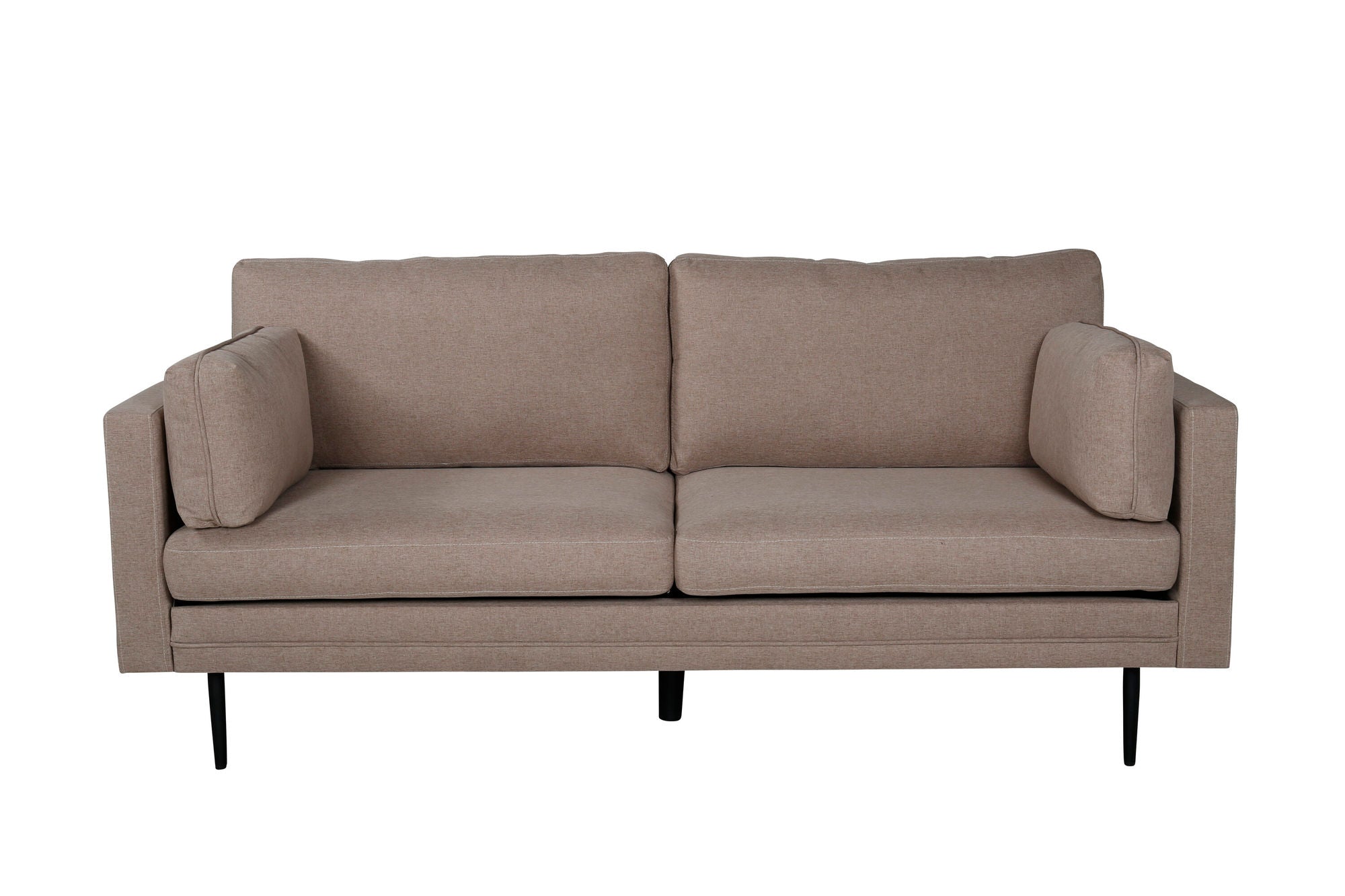 Venture Home Boom Sofa - Black / Brown Fabric
