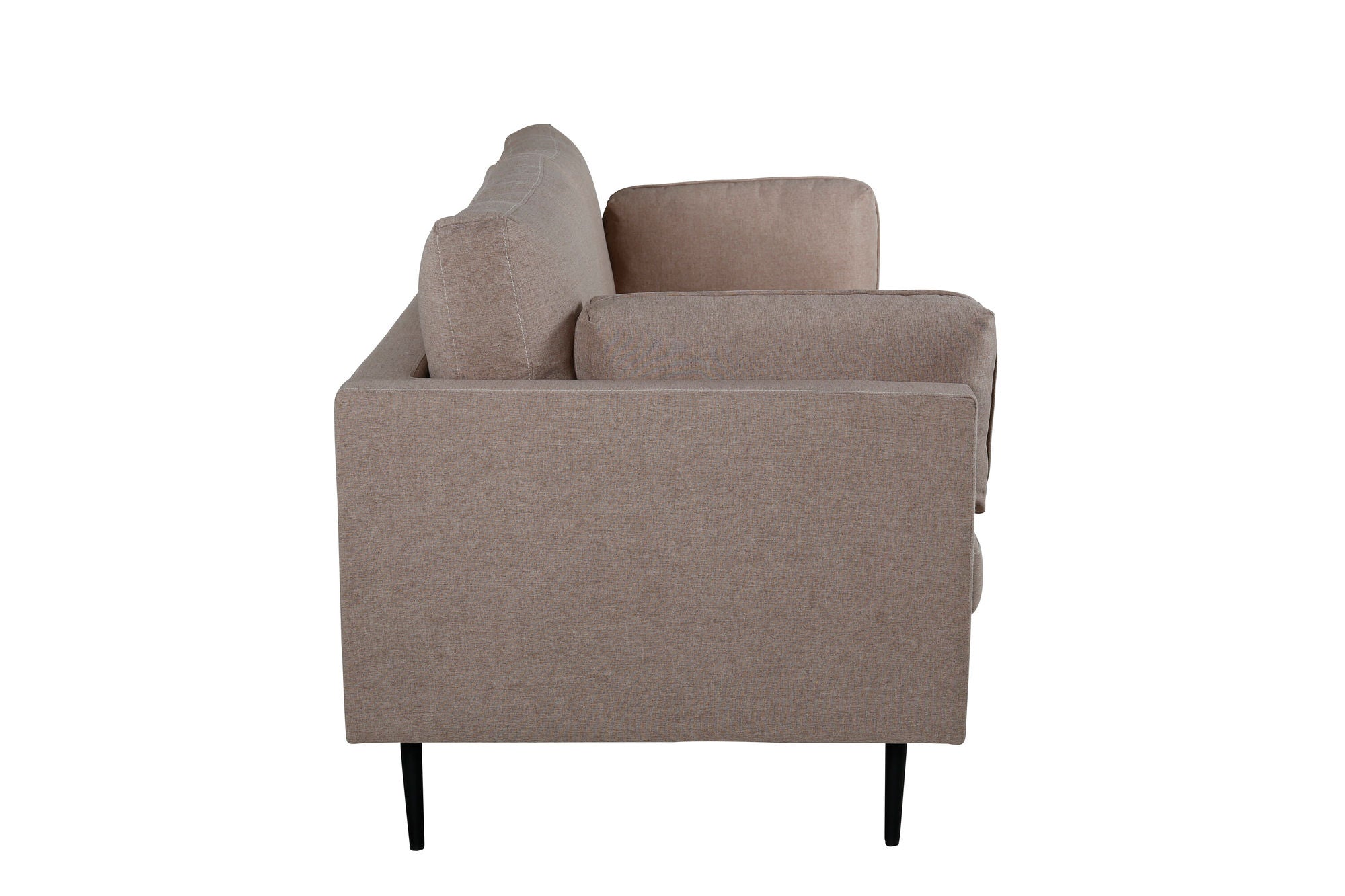 Venture Home Boom Sofa - Black / Brown Fabric