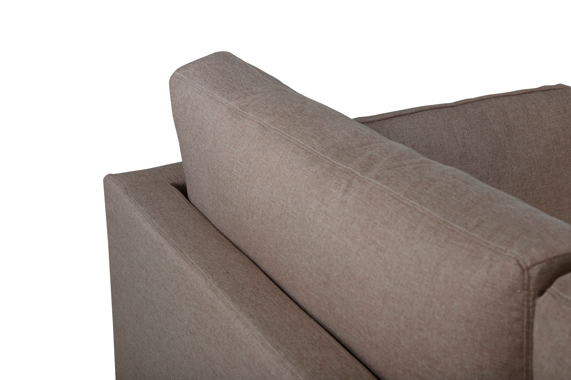 Venture Home Boom Sofa - Black / Brown Fabric