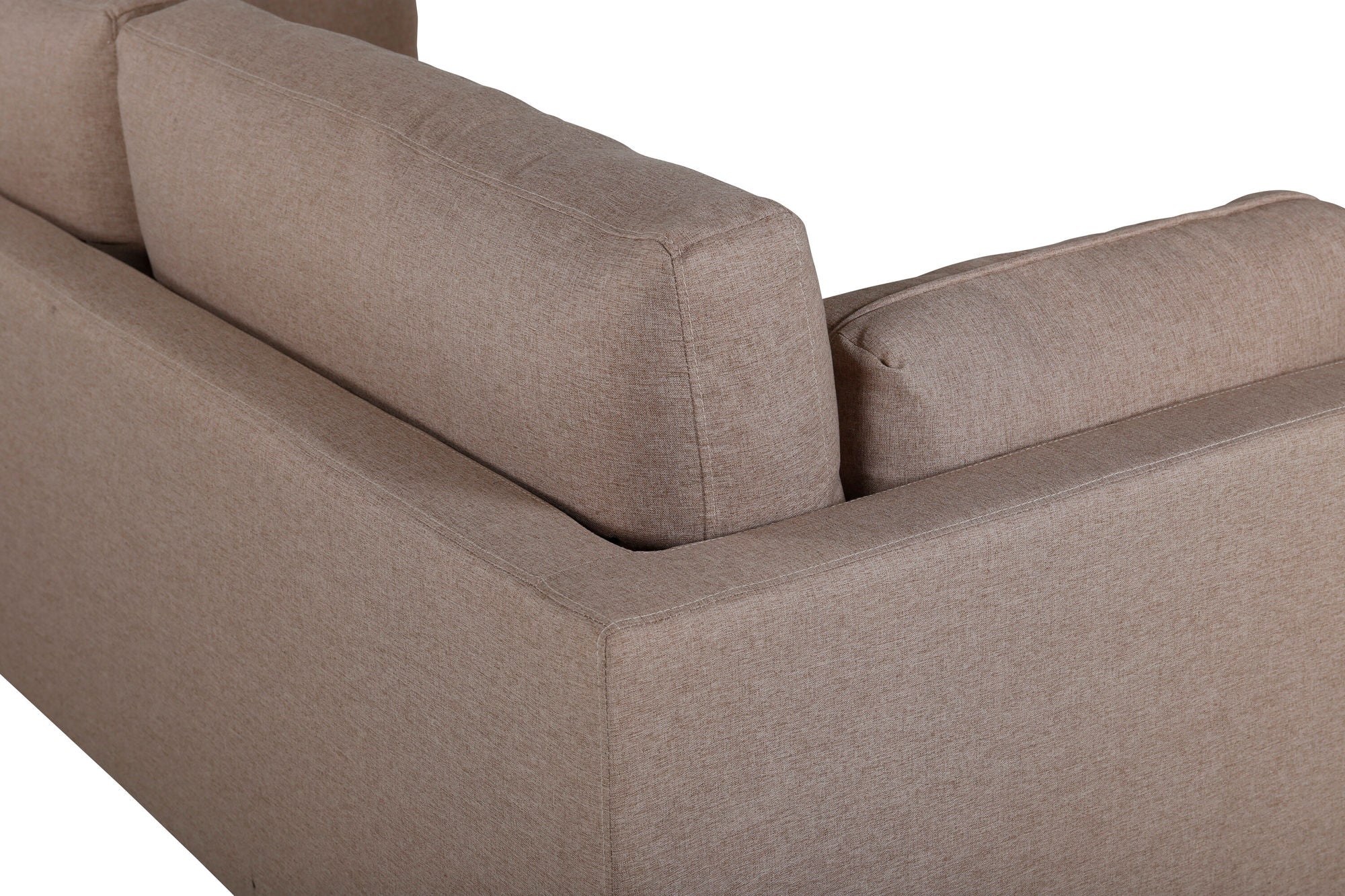 Venture Home Boom Sofa - Black / Brown Fabric